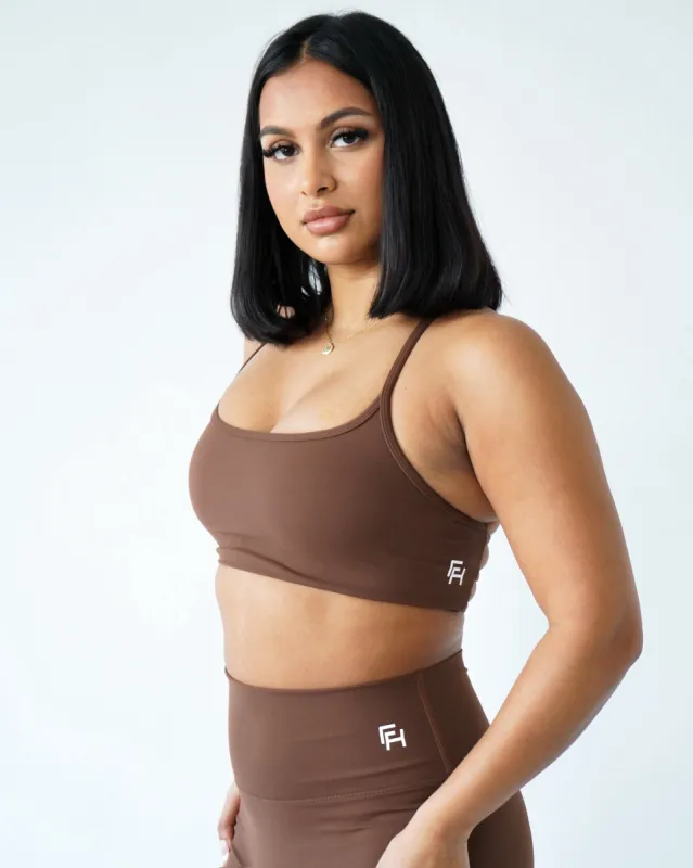 Core Sports Bra - Clay sold by First Health Apparel
