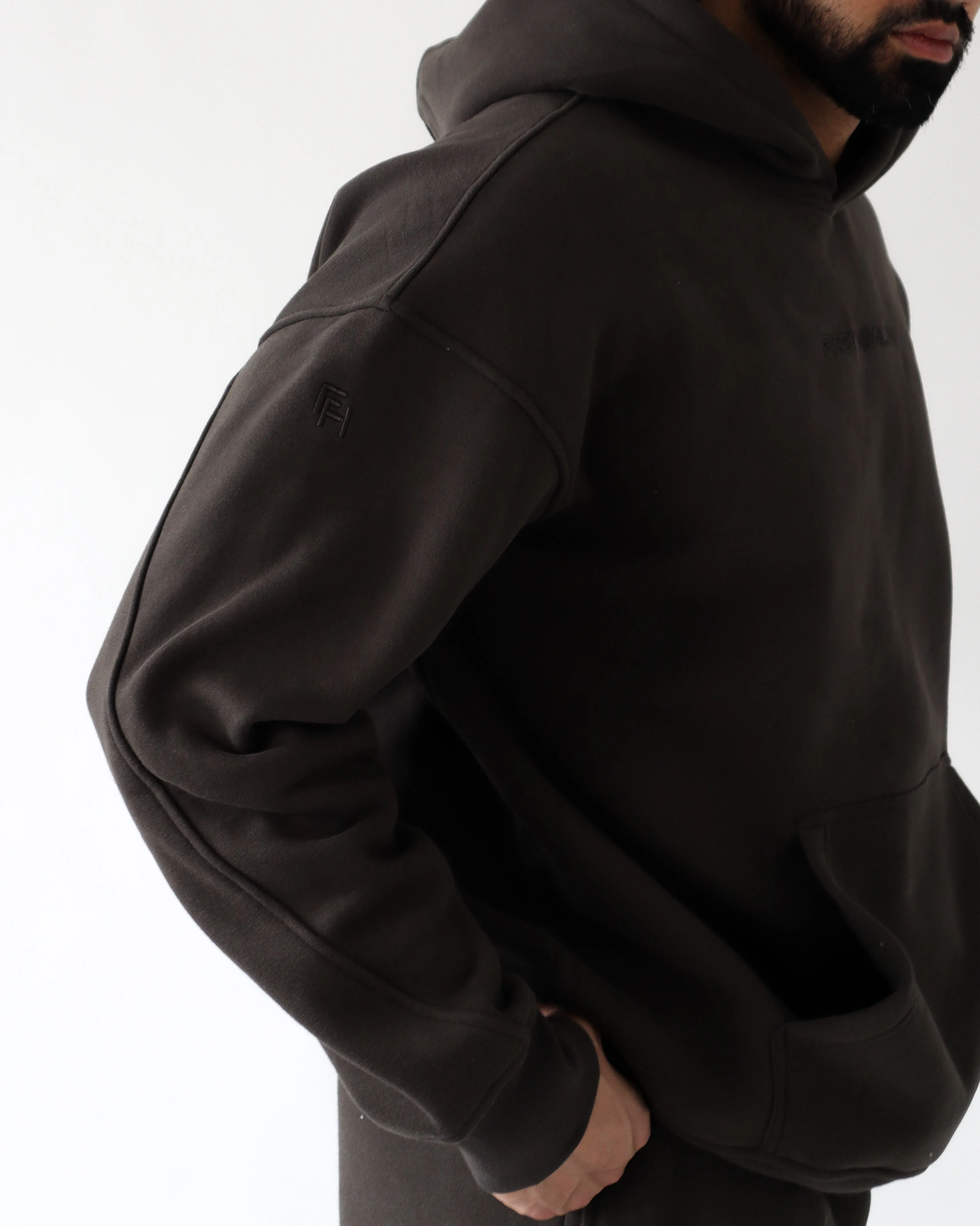 LOUNGE HOODIE - Army sold by First Health Apparel product image thumbnail 2