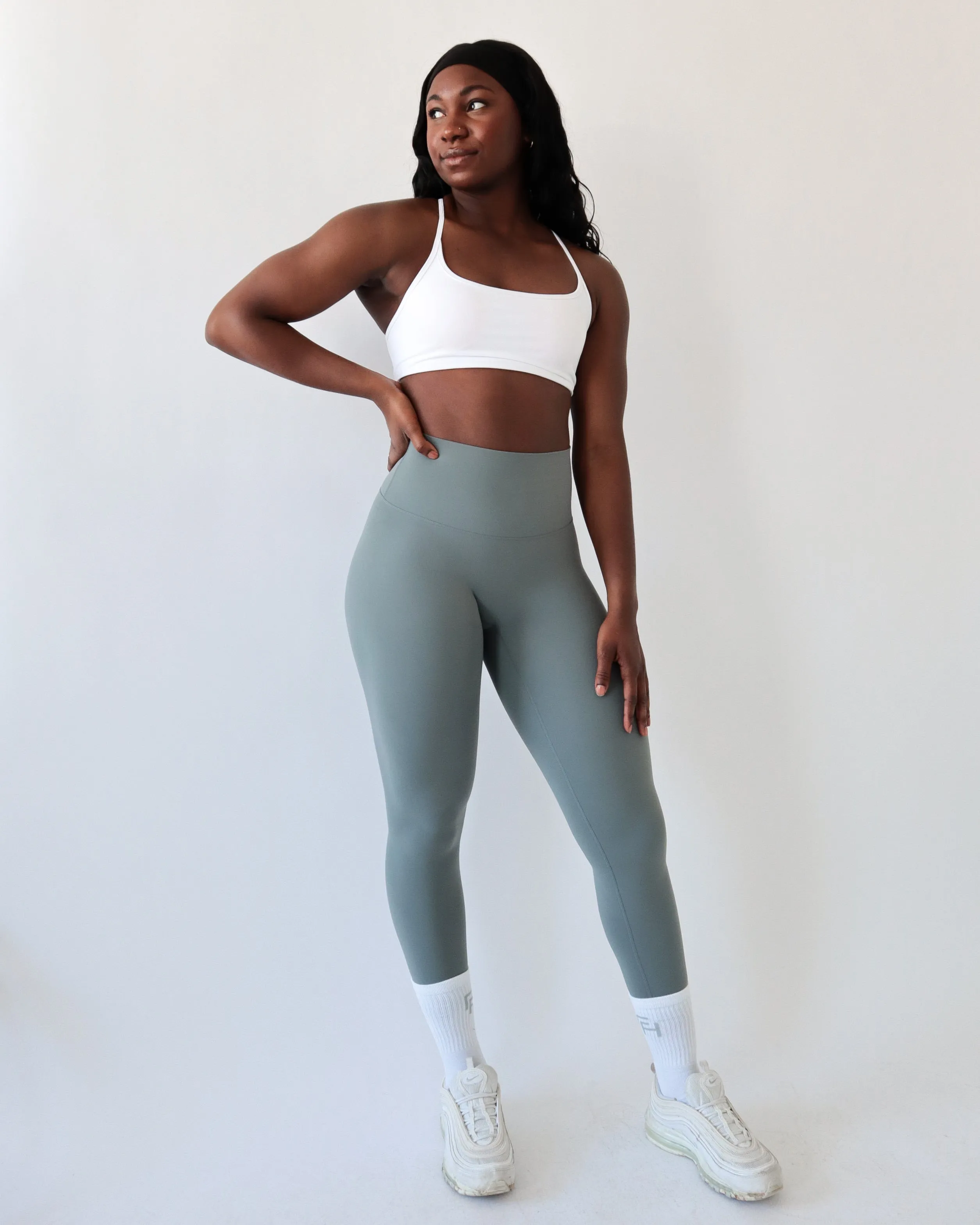 VITAL SPORTS BRA - White sold by First Health Apparel product image thumbnail 4