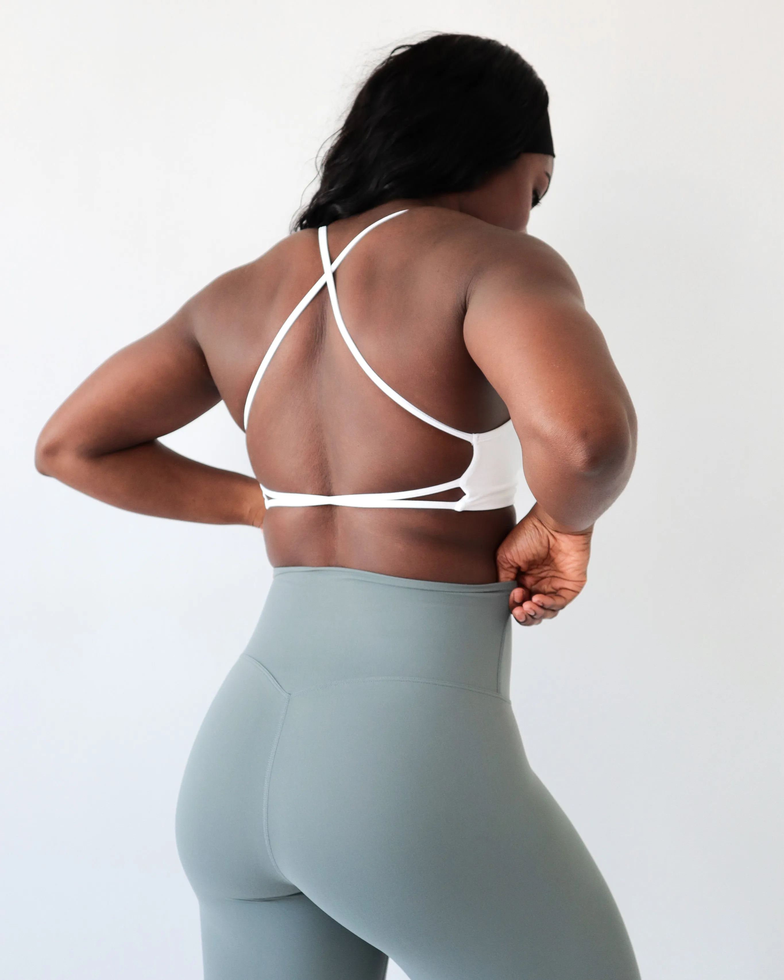 VITAL SPORTS BRA - White sold by First Health Apparel