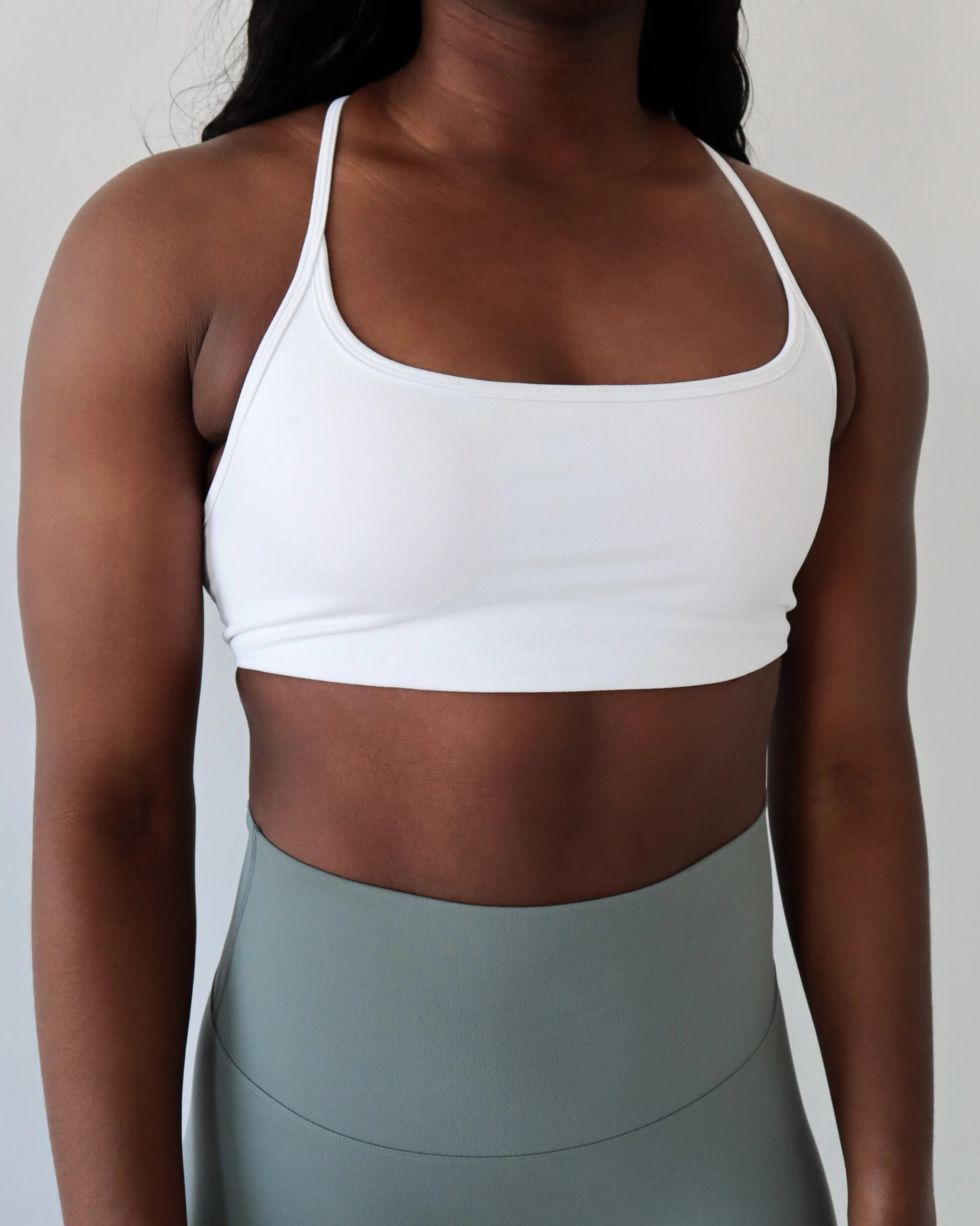 VITAL SPORTS BRA - White sold by First Health Apparel product image thumbnail 3