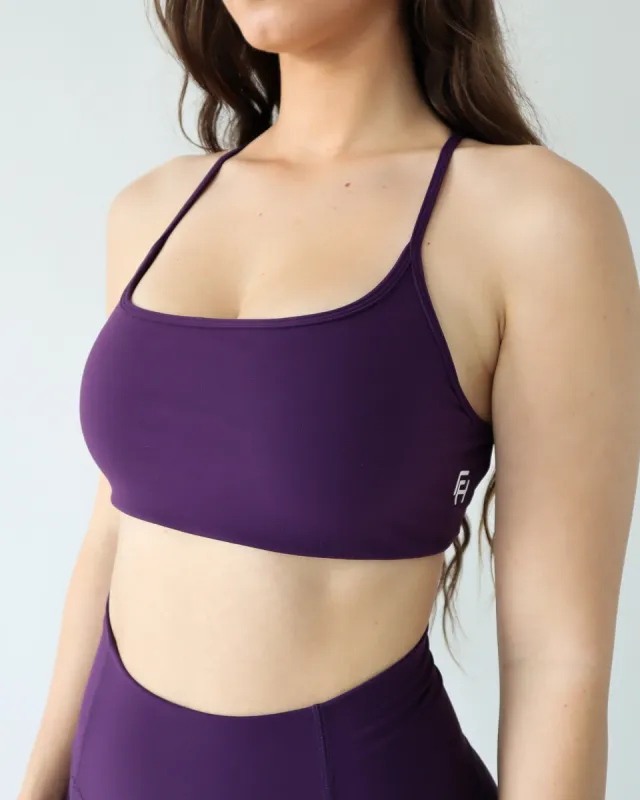 VITAL SPORTS BRA - Berry sold by First Health Apparel
