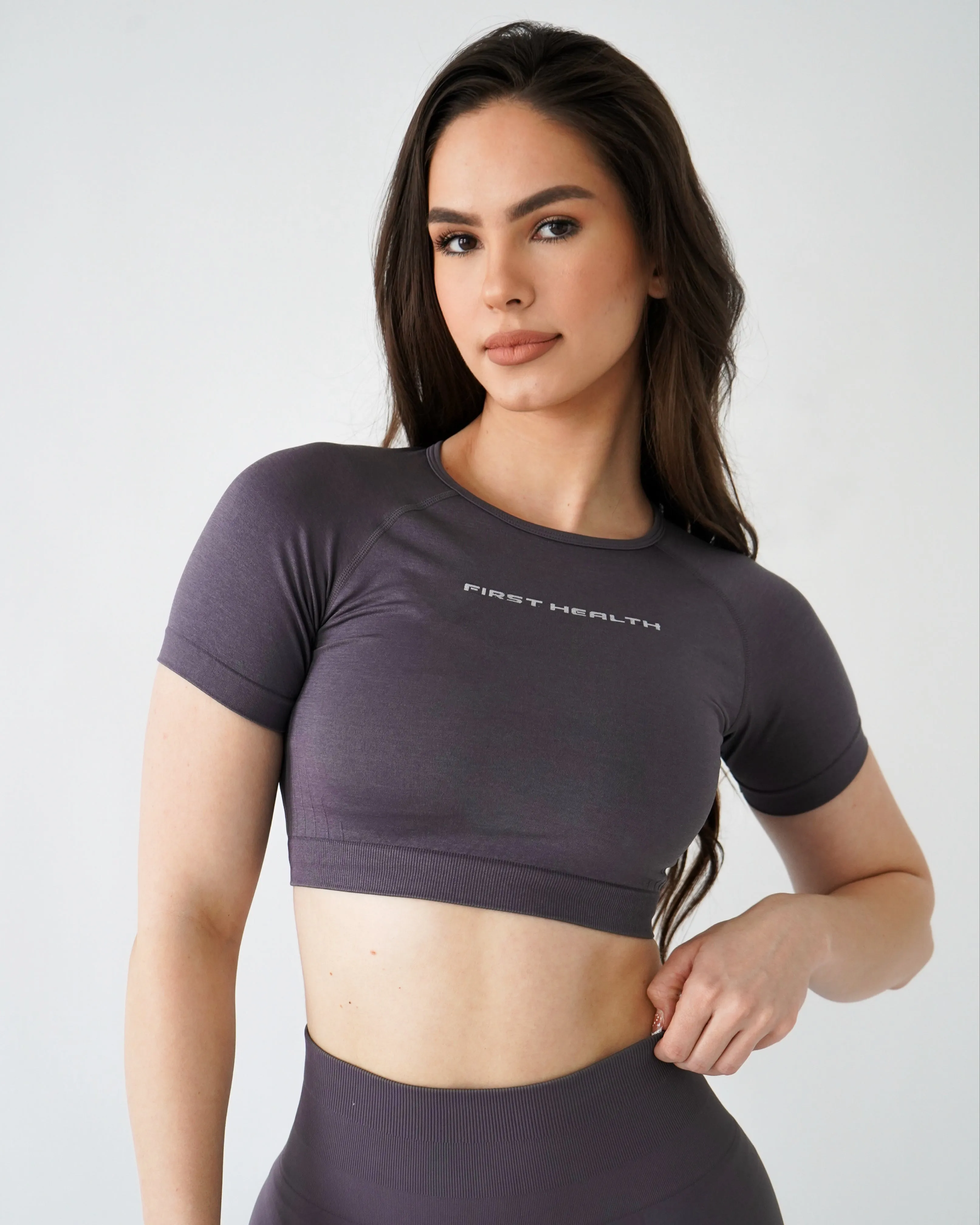 Enhance Cropped Tee - Pixie sold by First Health Apparel