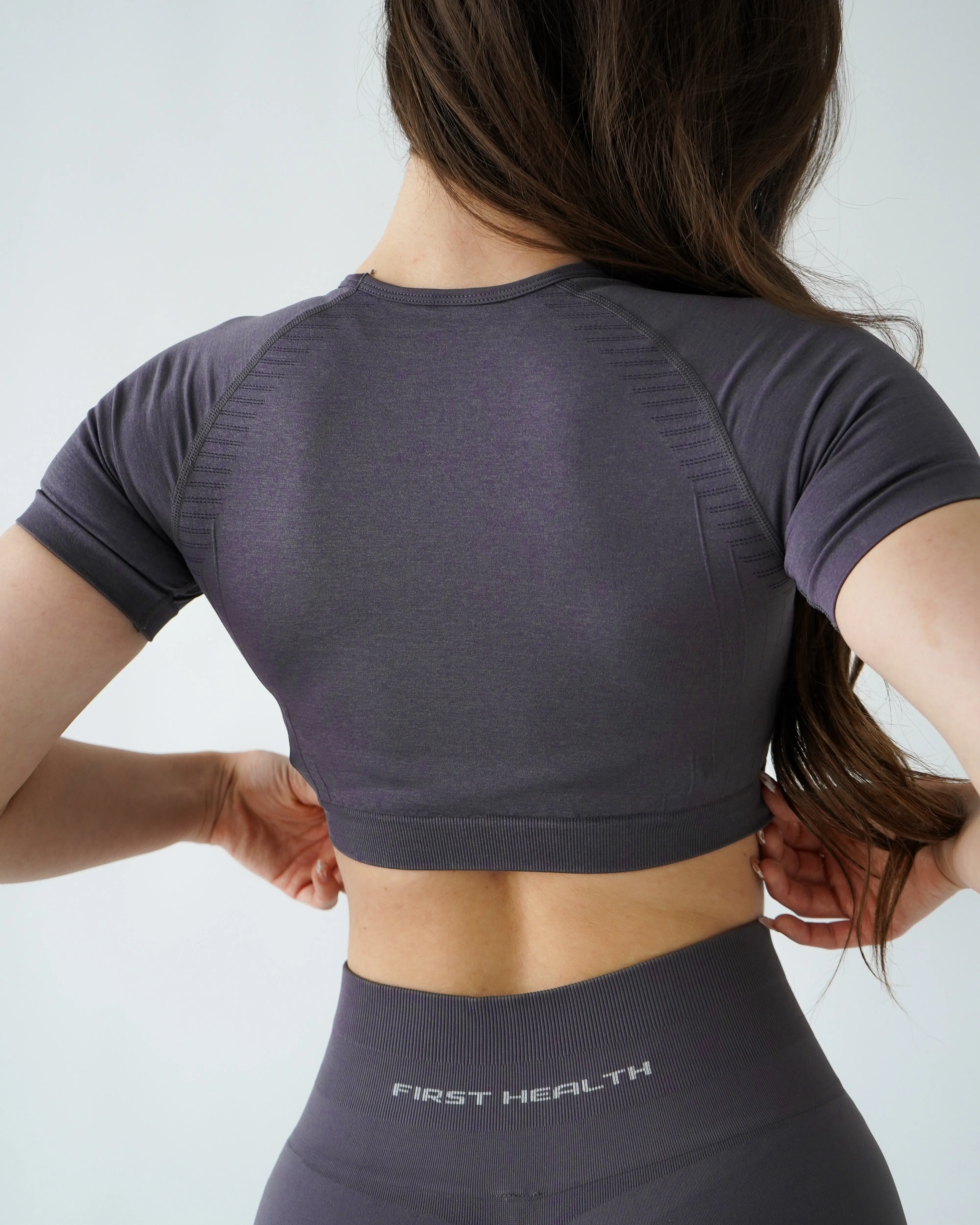 Enhance Cropped Tee - Pixie sold by First Health Apparel product image thumbnail 2