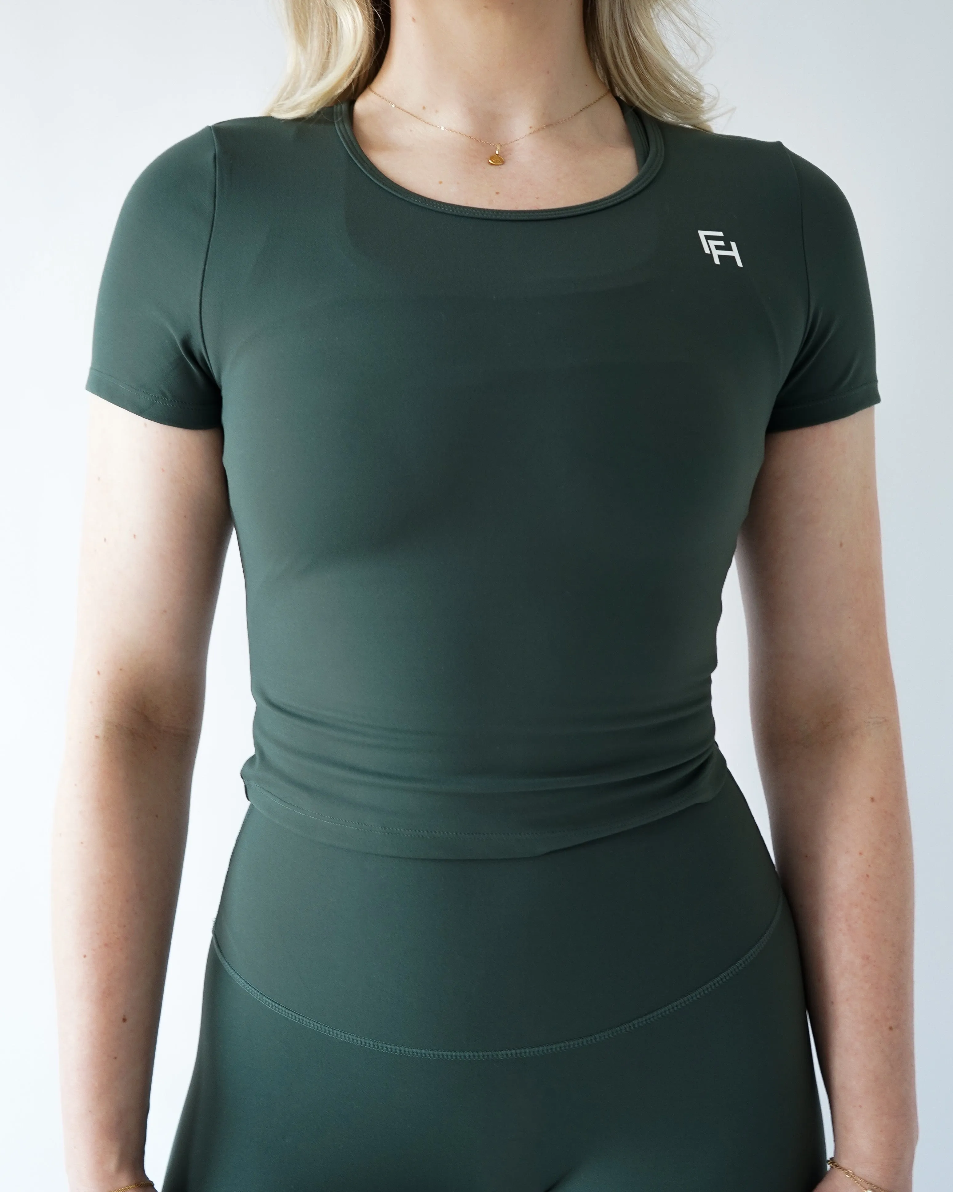 Performance Tee - Forest sold by First Health Apparel product image thumbnail 3