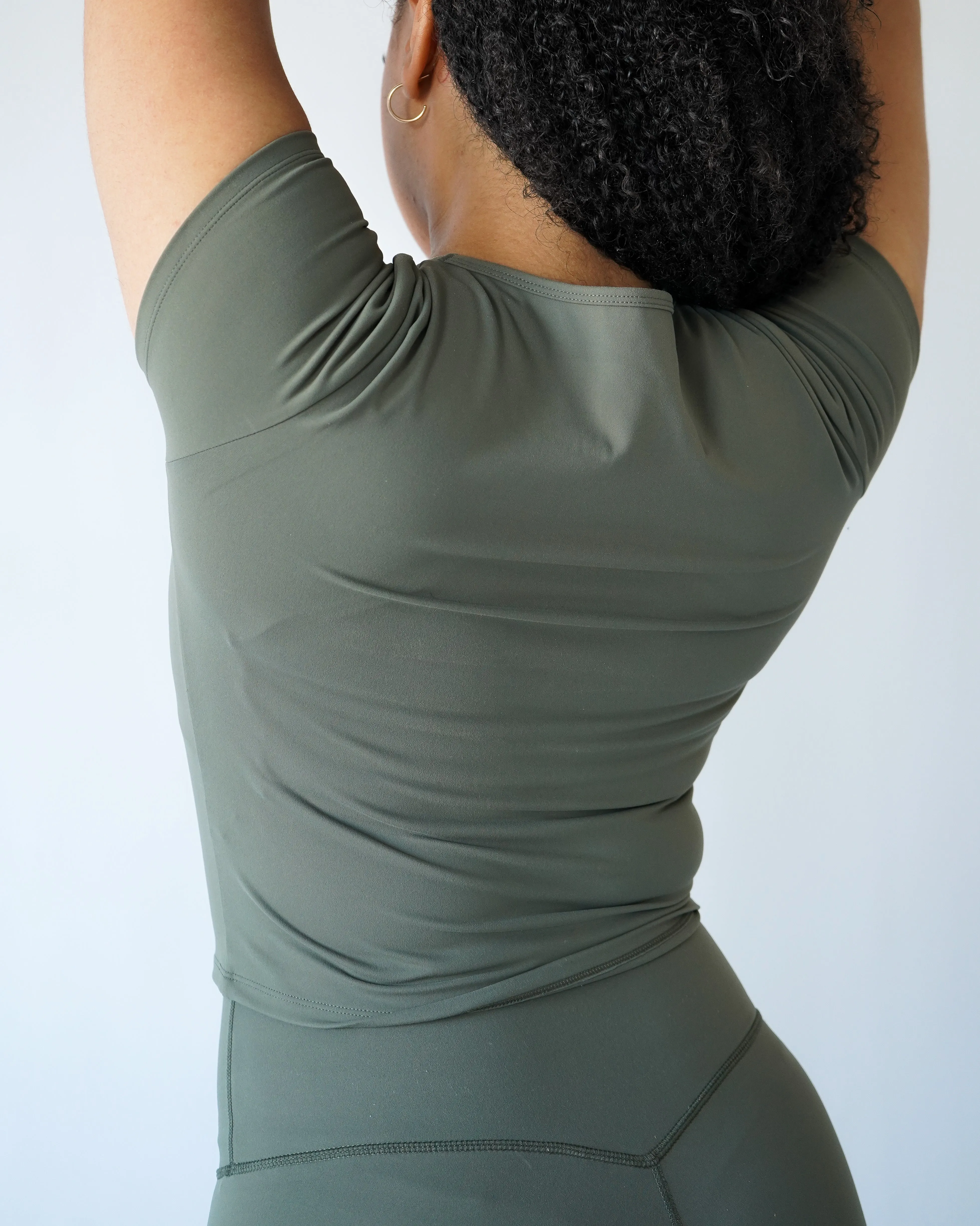 Performance Tee - Olive sold by First Health Apparel product image thumbnail 2