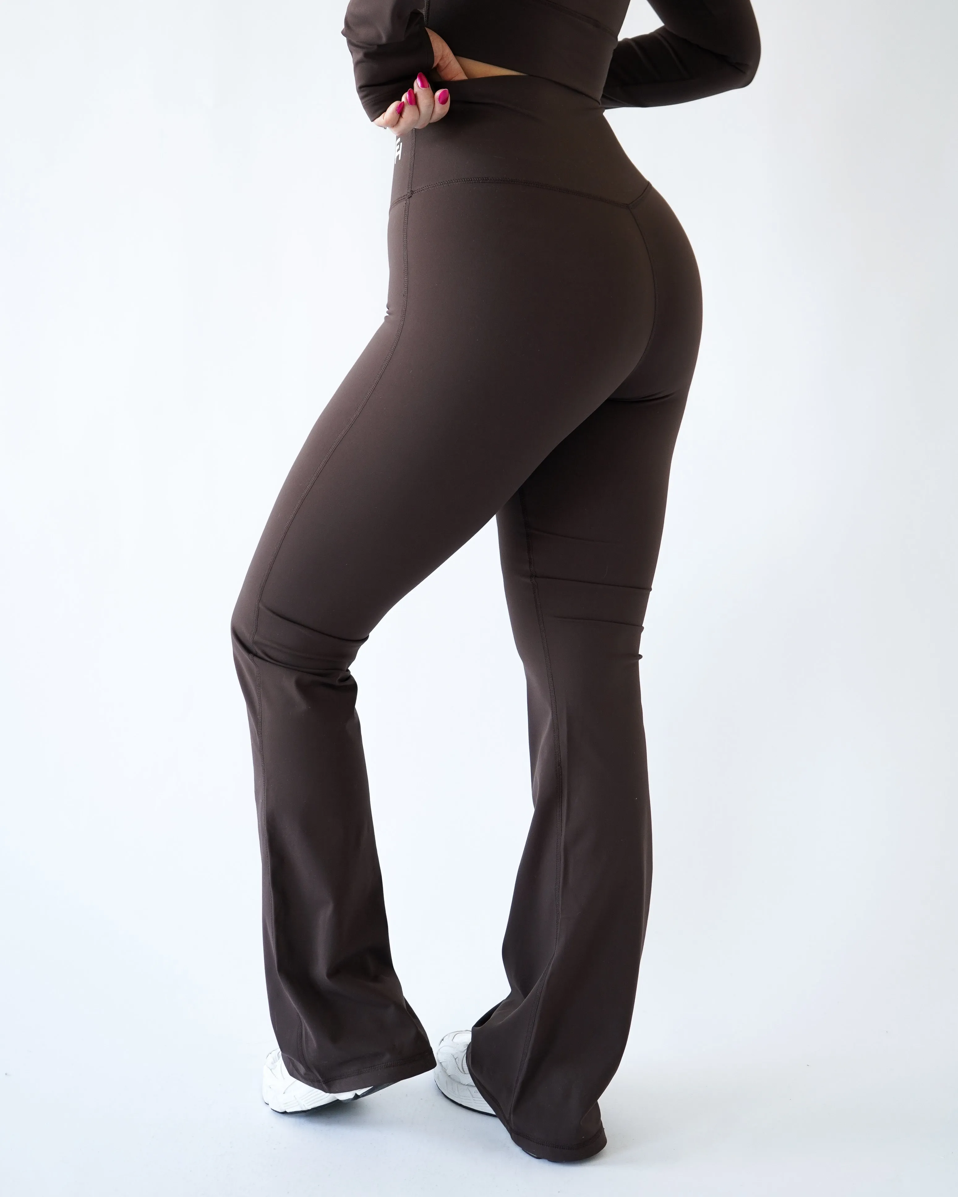 Onyx Flare Leggings - Teddy sold by First Health Apparel