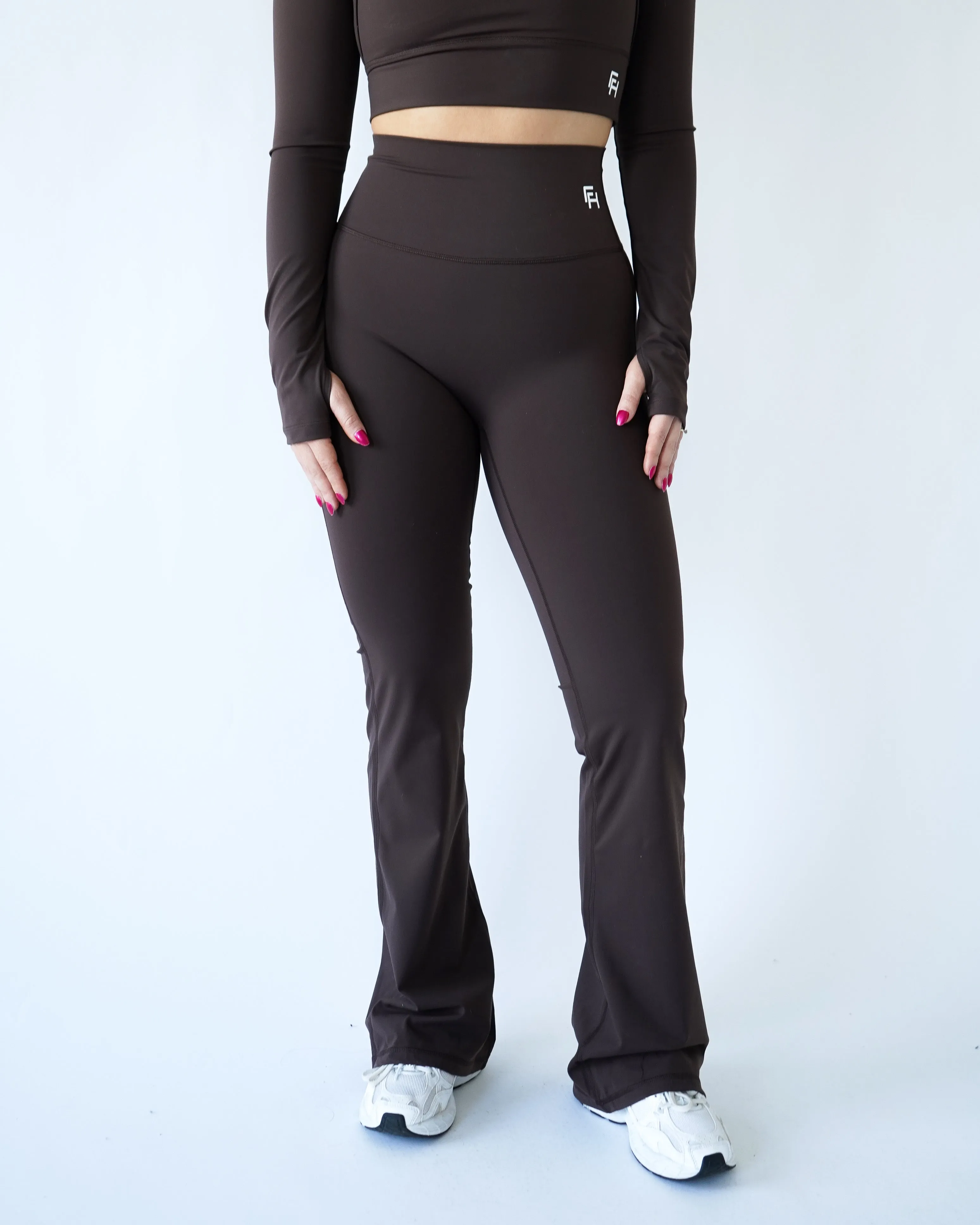 Onyx Flare Leggings - Teddy sold by First Health Apparel product image thumbnail 4