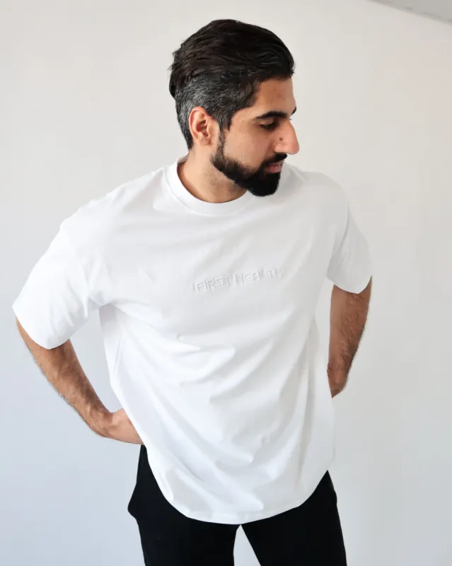 LEO T-SHIRT - White sold by First Health Apparel