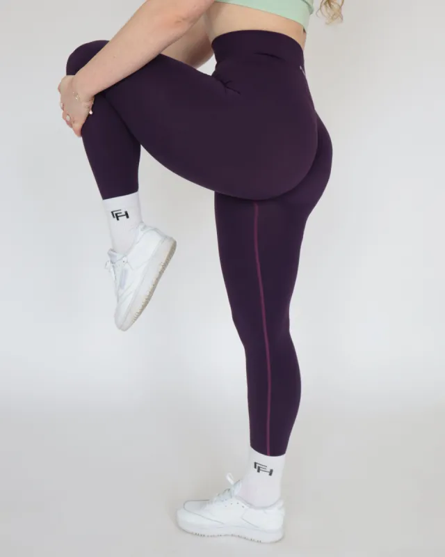 ENHANCE LEGGINGS - Berry sold by First Health Apparel