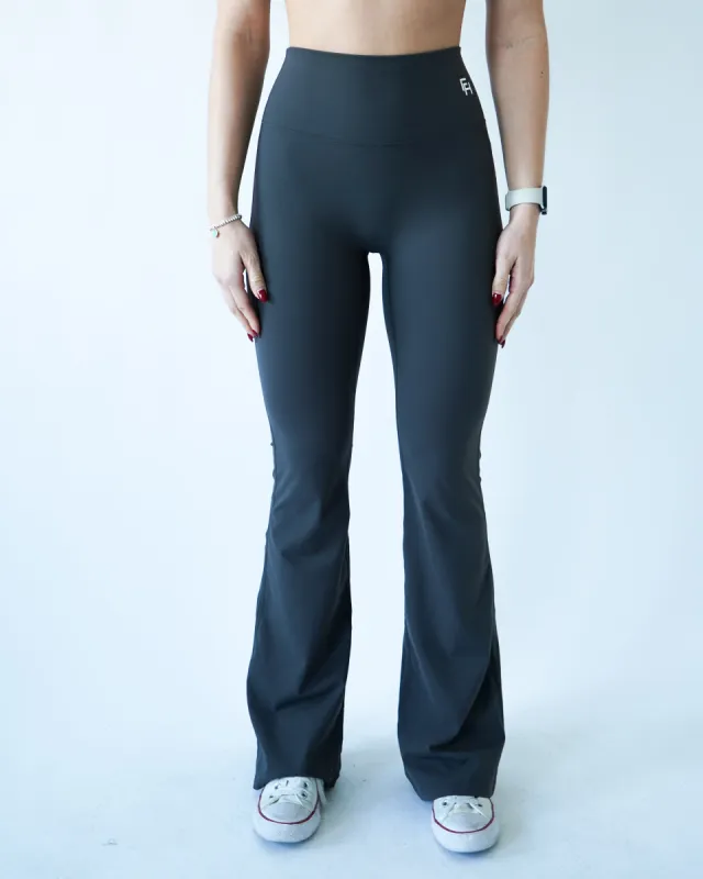 Performance Flare Leggings - Iron sold by First Health Apparel