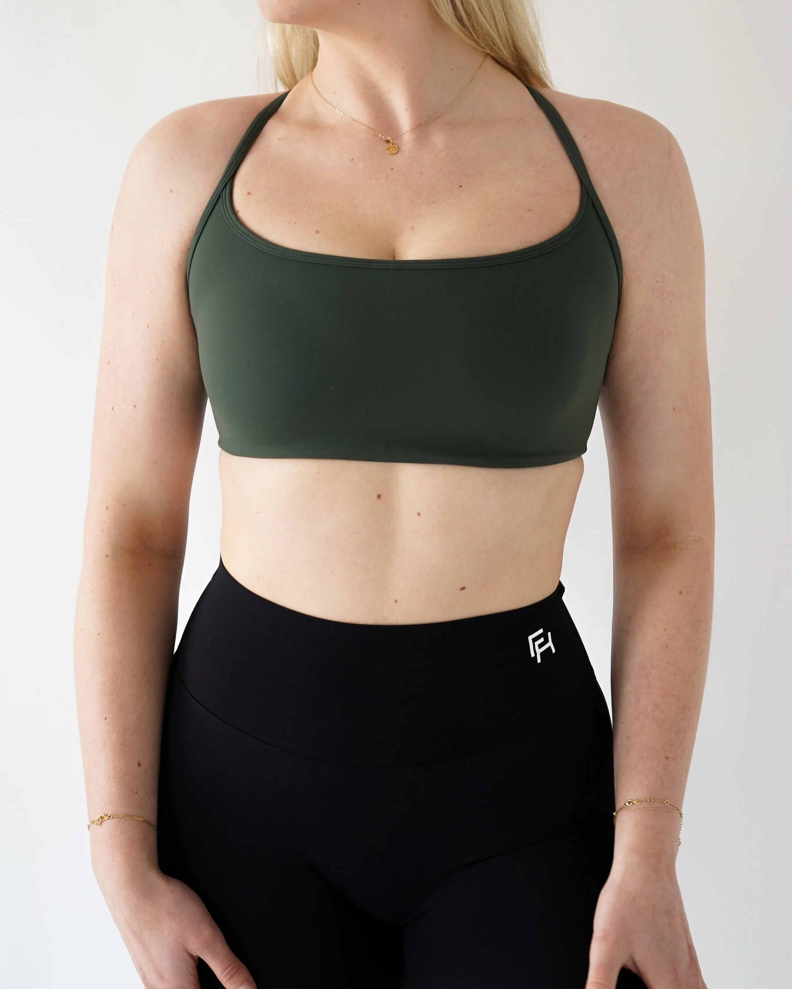 Core Sports Bra - Forest sold by First Health Apparel product image thumbnail 3