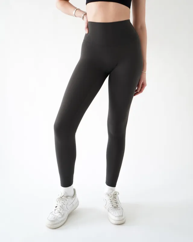 Performance Leggings 28’ - Iron sold by First Health Apparel