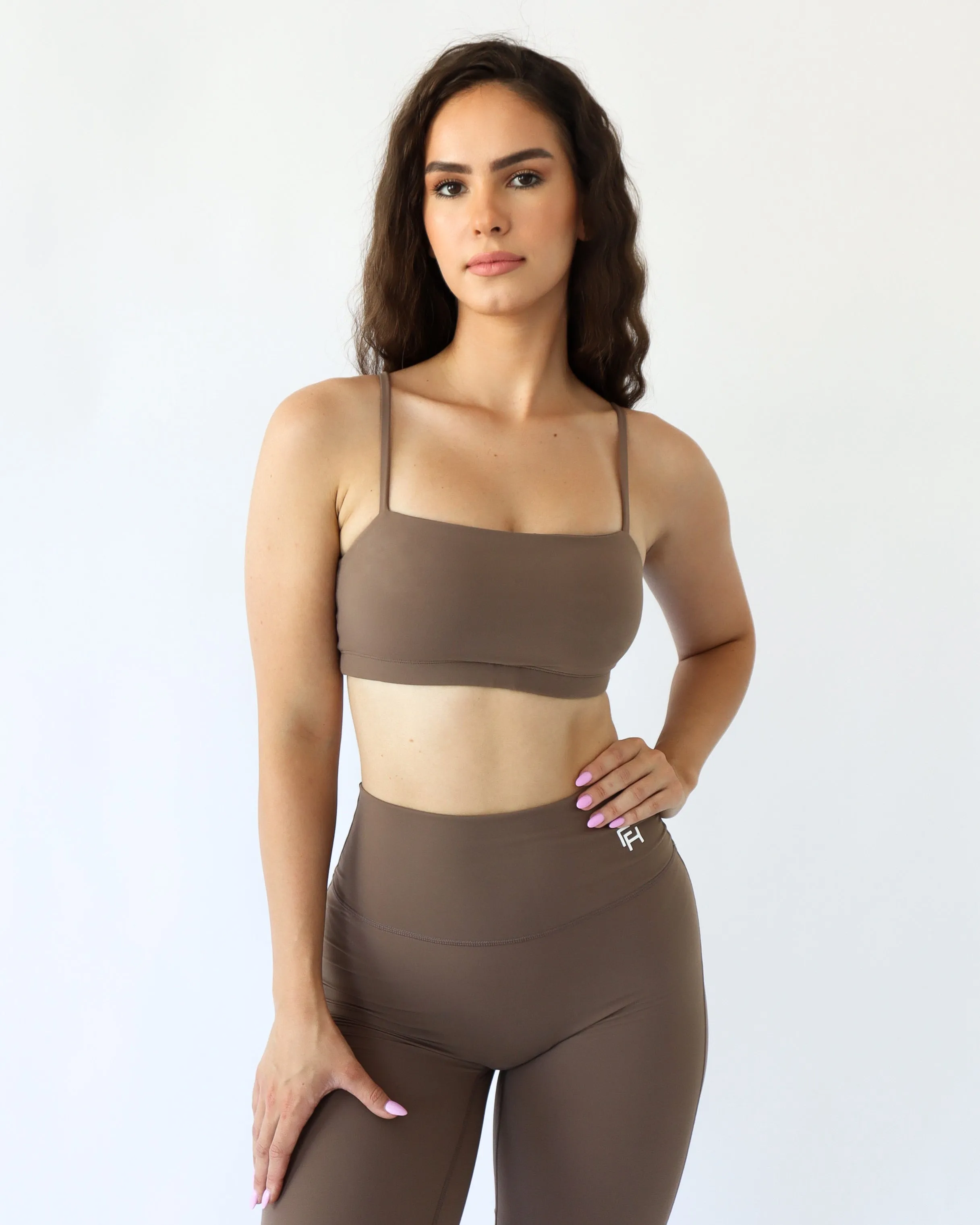 Bandeau Sports Bra - Oak sold by First Health Apparel product image thumbnail 4