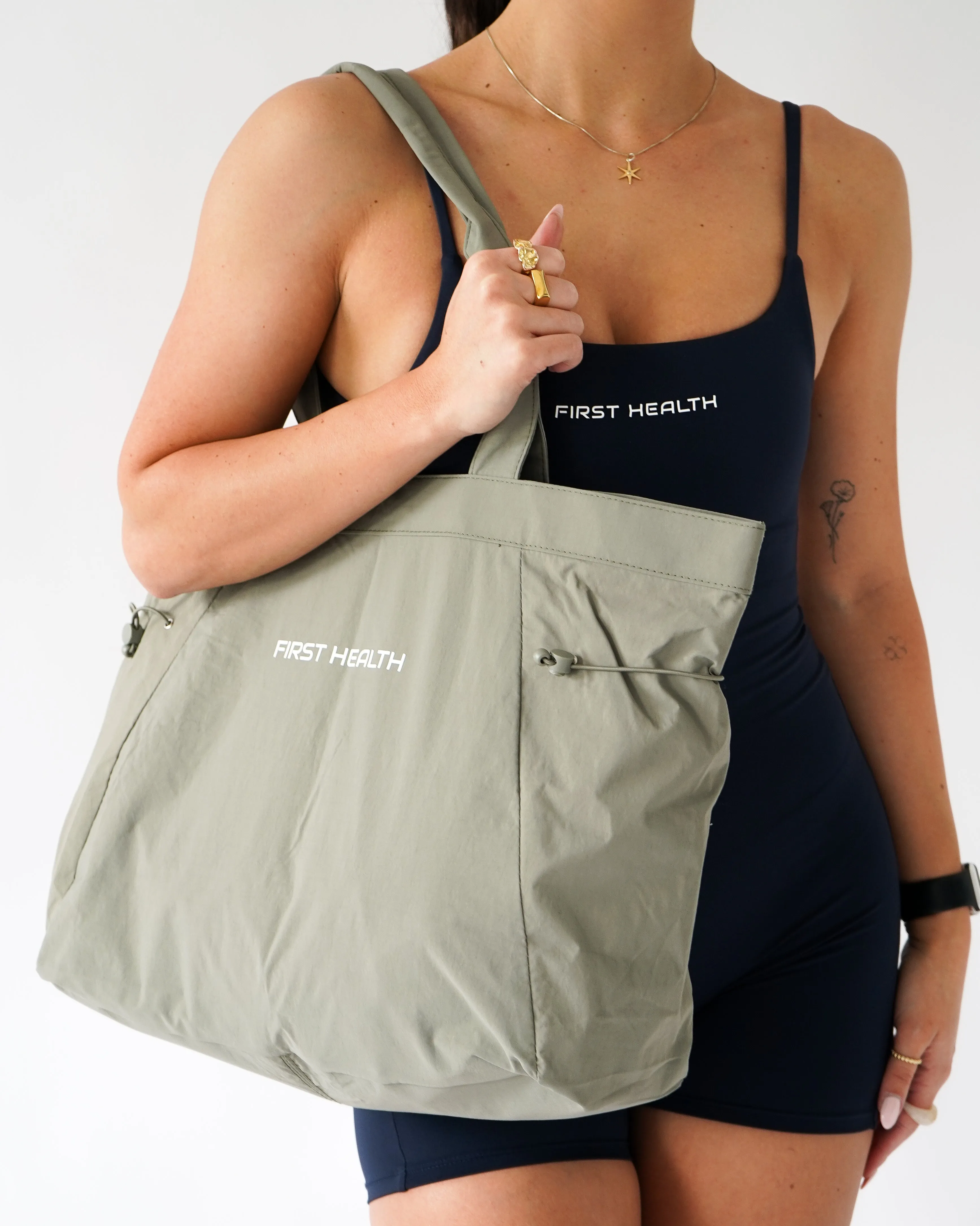 Weekend Tote - Olive sold by First Health Apparel product image thumbnail 2