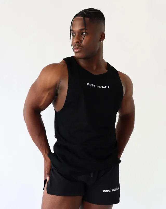 VITAL TANK TOP - Black sold by First Health Apparel