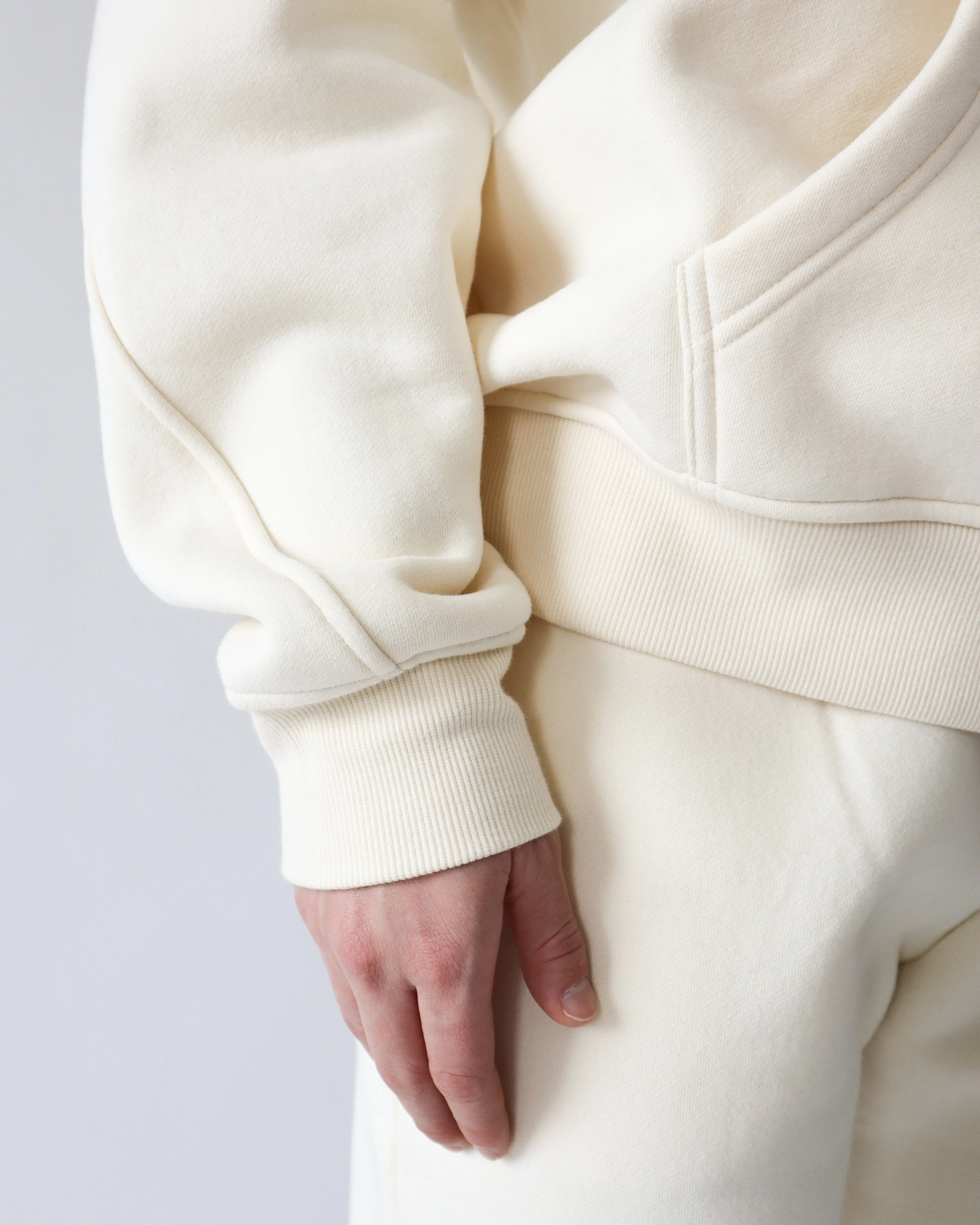 LOUNGE HOODIE - Butter sold by First Health Apparel product image thumbnail 3