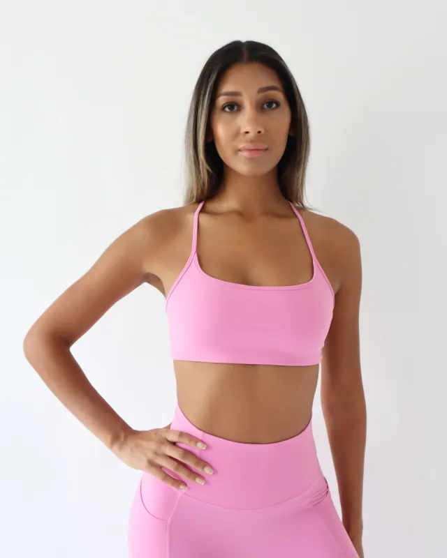 VITAL SPORTS BRA - Bubblegum sold by First Health Apparel