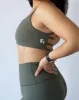 Core Sports Bra - Olive sold by First Health Apparel