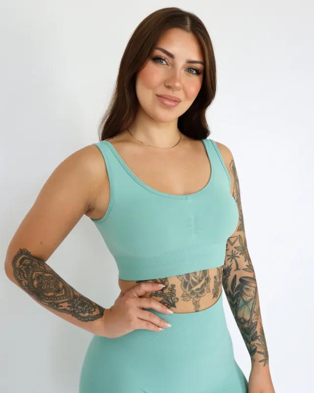 ENHANCE SPORTS BRA - Taffy sold by First Health Apparel