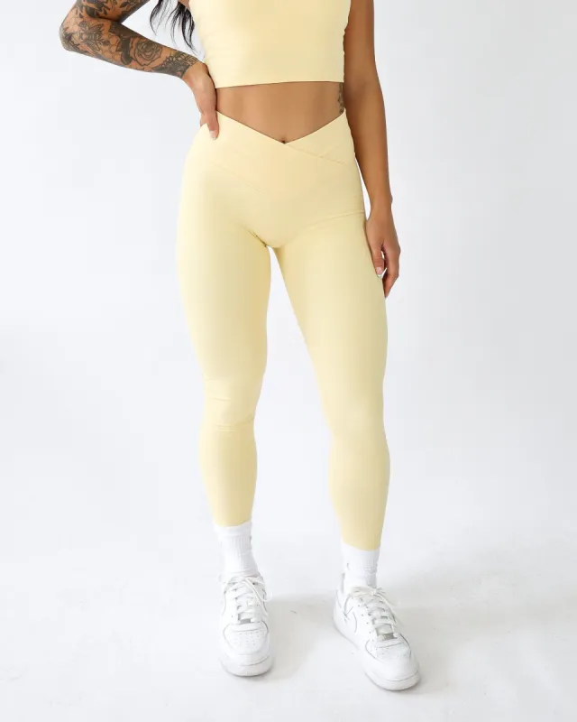 ONYX LEGGINGS - Popcorn sold by First Health Apparel