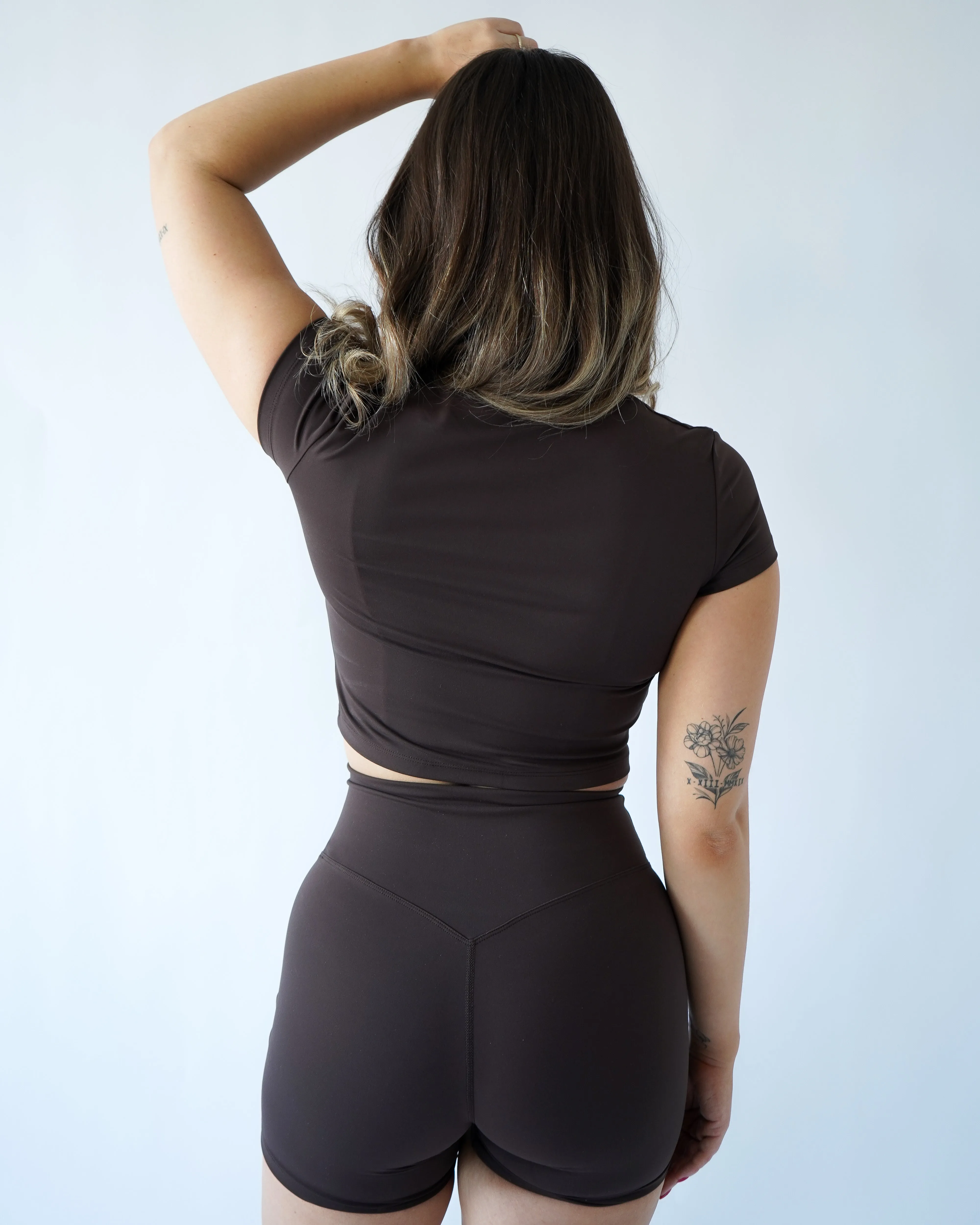 Onyx Cropped Tee - Teddy sold by First Health Apparel product image thumbnail 2