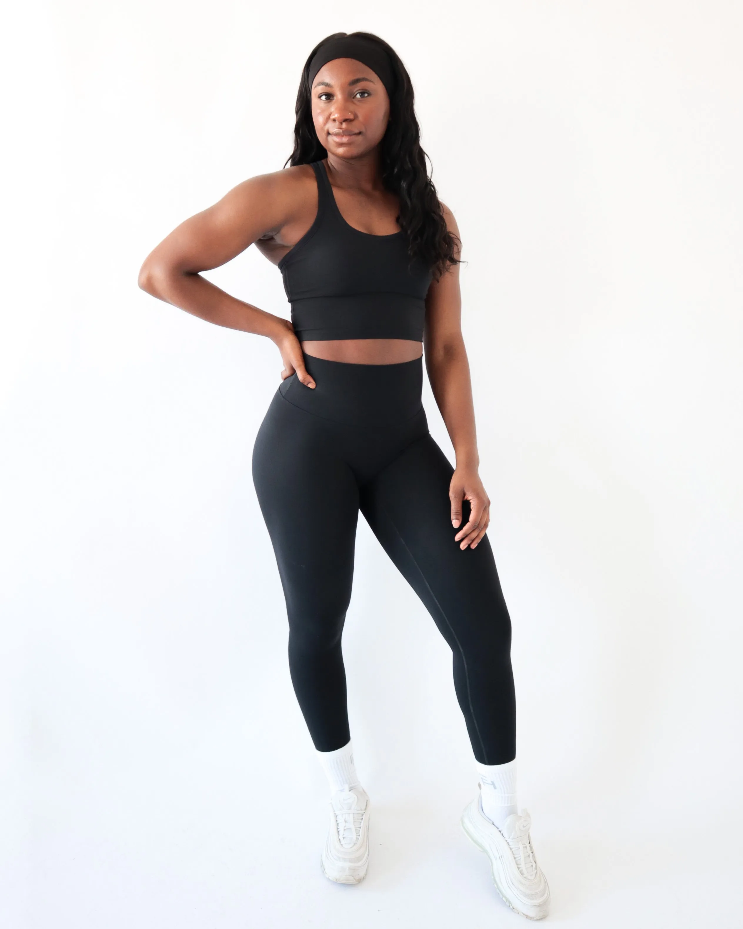 PERFORMANCE RACERBACK TOP - Black sold by First Health Apparel product image thumbnail 3