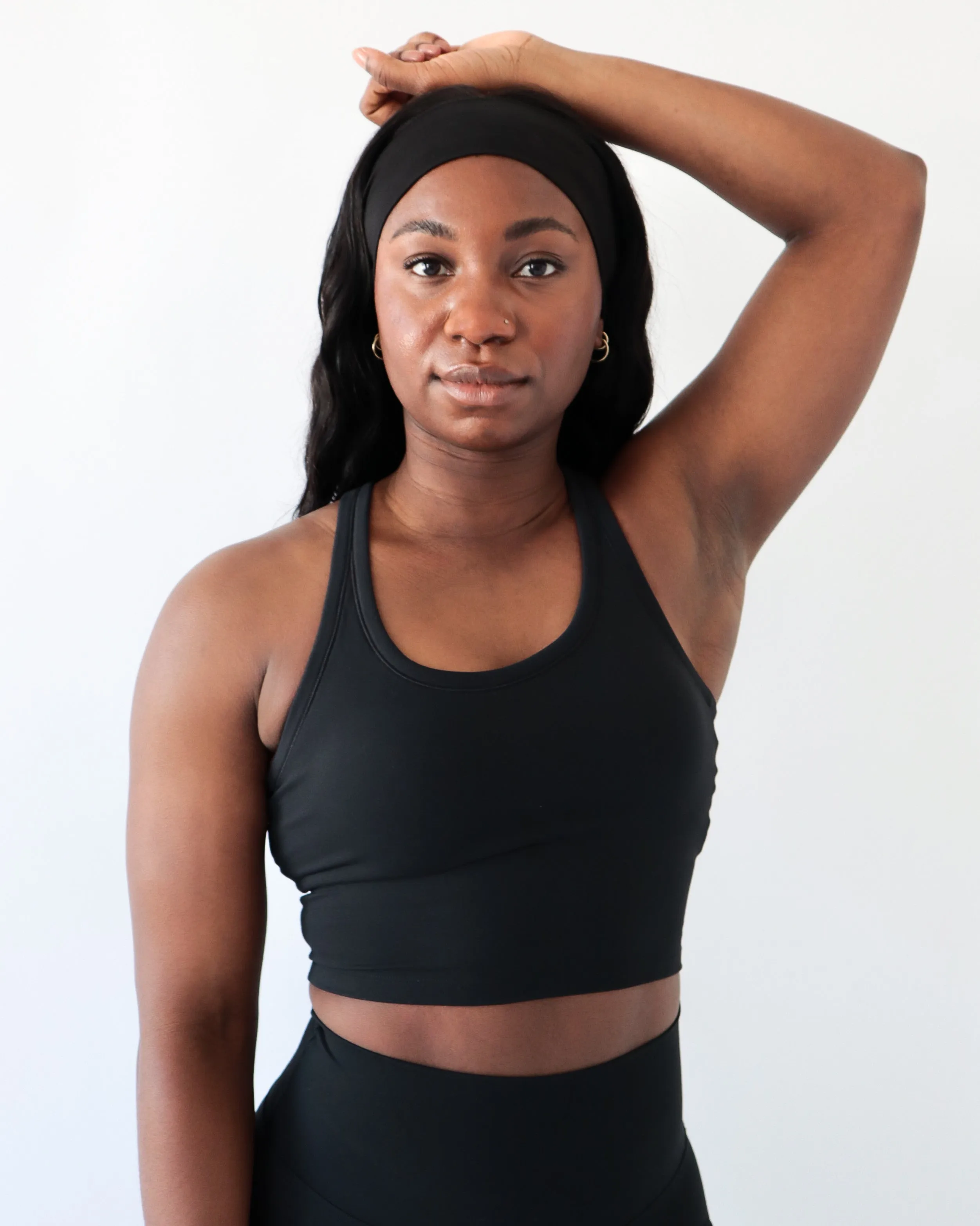PERFORMANCE RACERBACK TOP - Black sold by First Health Apparel product image thumbnail 4