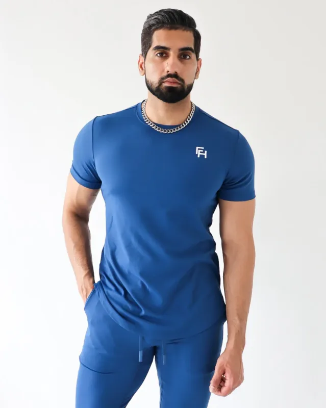 Elevate T-Shirt - Azure sold by First Health Apparel