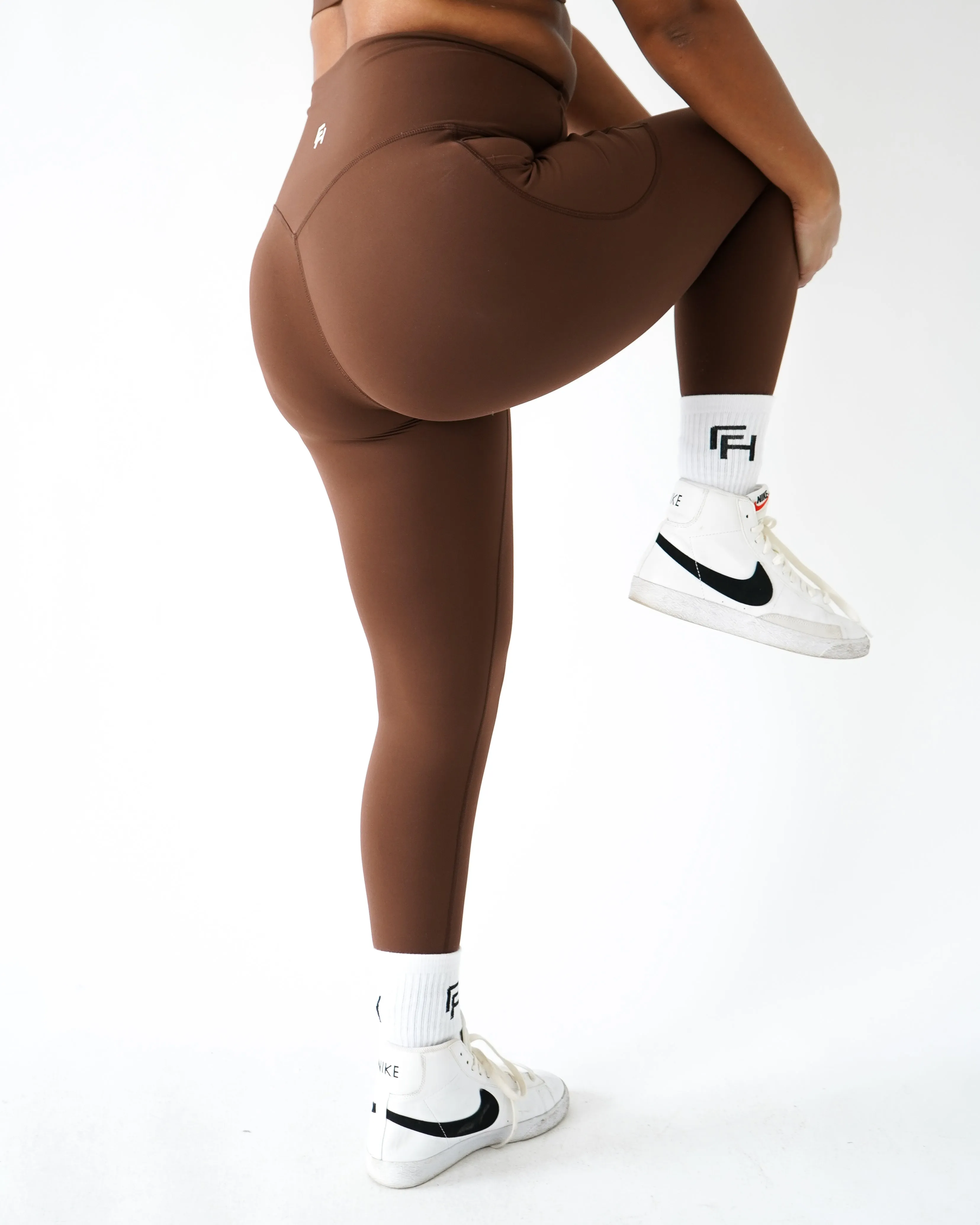 Performance Pocket Leggings - Clay sold by First Health Apparel product image thumbnail 4