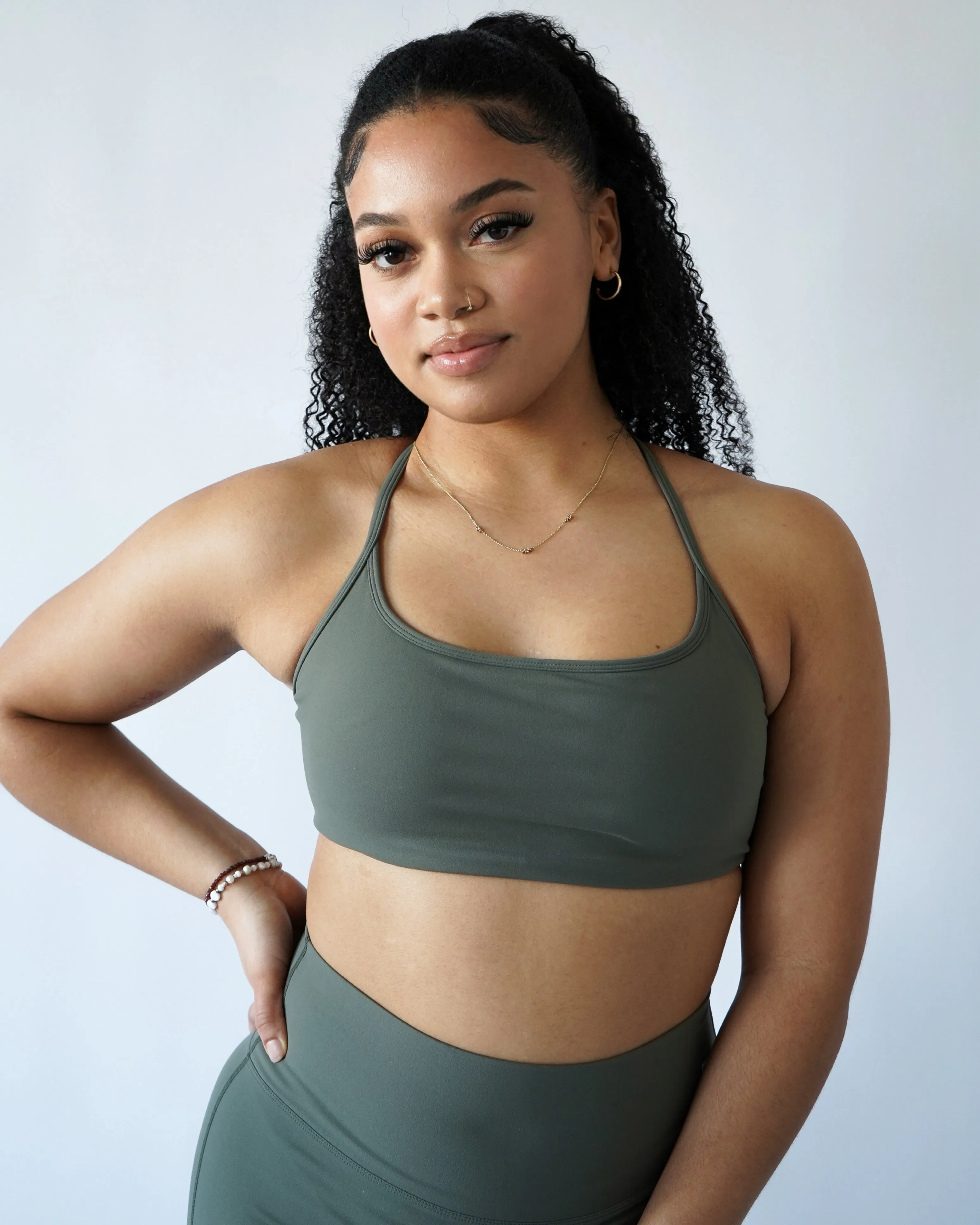 Vital Sports Bra - Olive sold by First Health Apparel