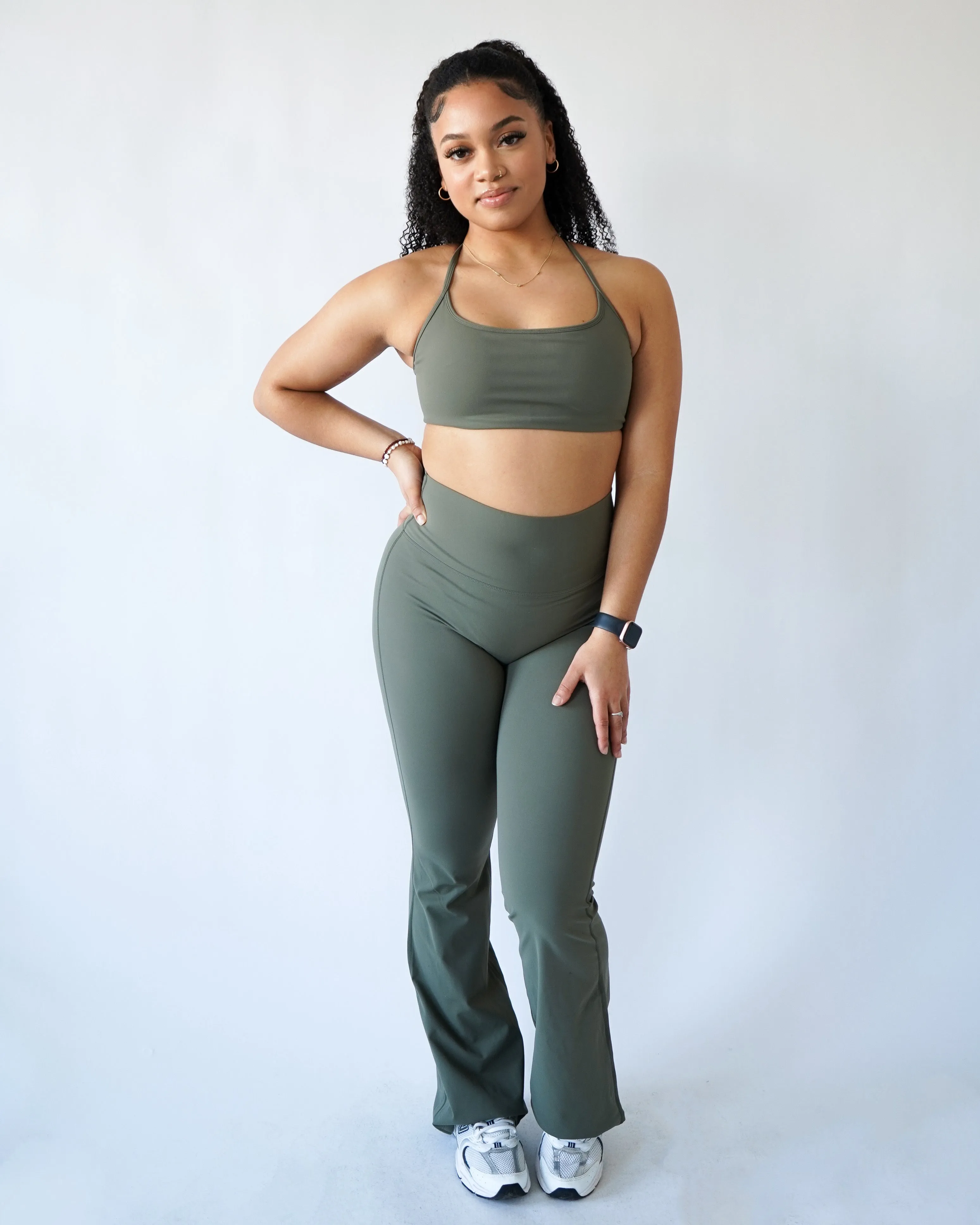 Vital Sports Bra - Olive sold by First Health Apparel product image thumbnail 3