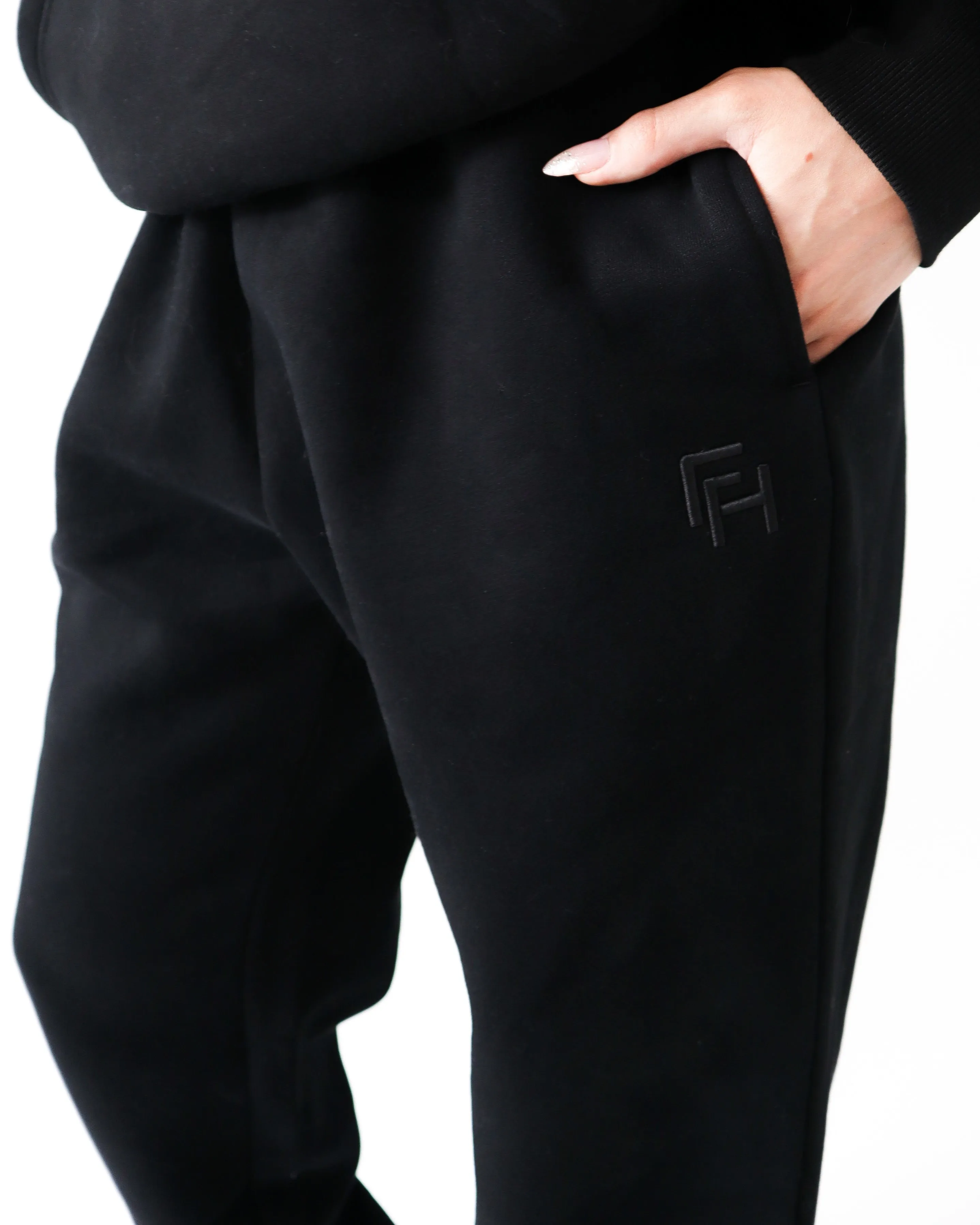 Lounge Sweatpants - Black sold by First Health Apparel product image thumbnail 2