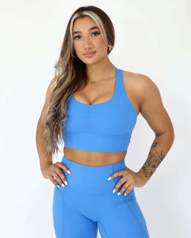 PERFORMANCE SCRUNCH BRA - Sonic sold by First Health Apparel