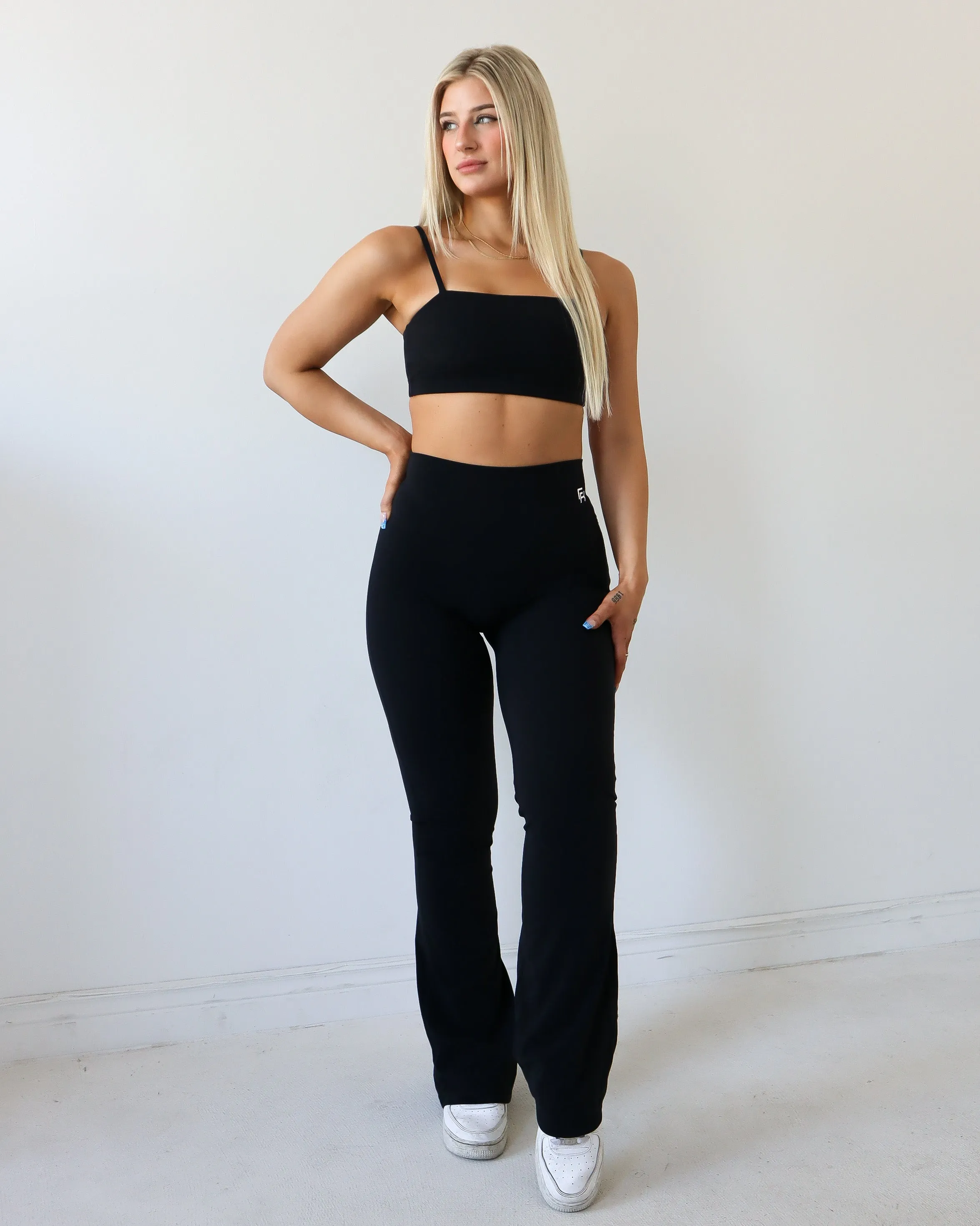 Onyx Bandeau Sports Bra - Black sold by First Health Apparel product image thumbnail 3