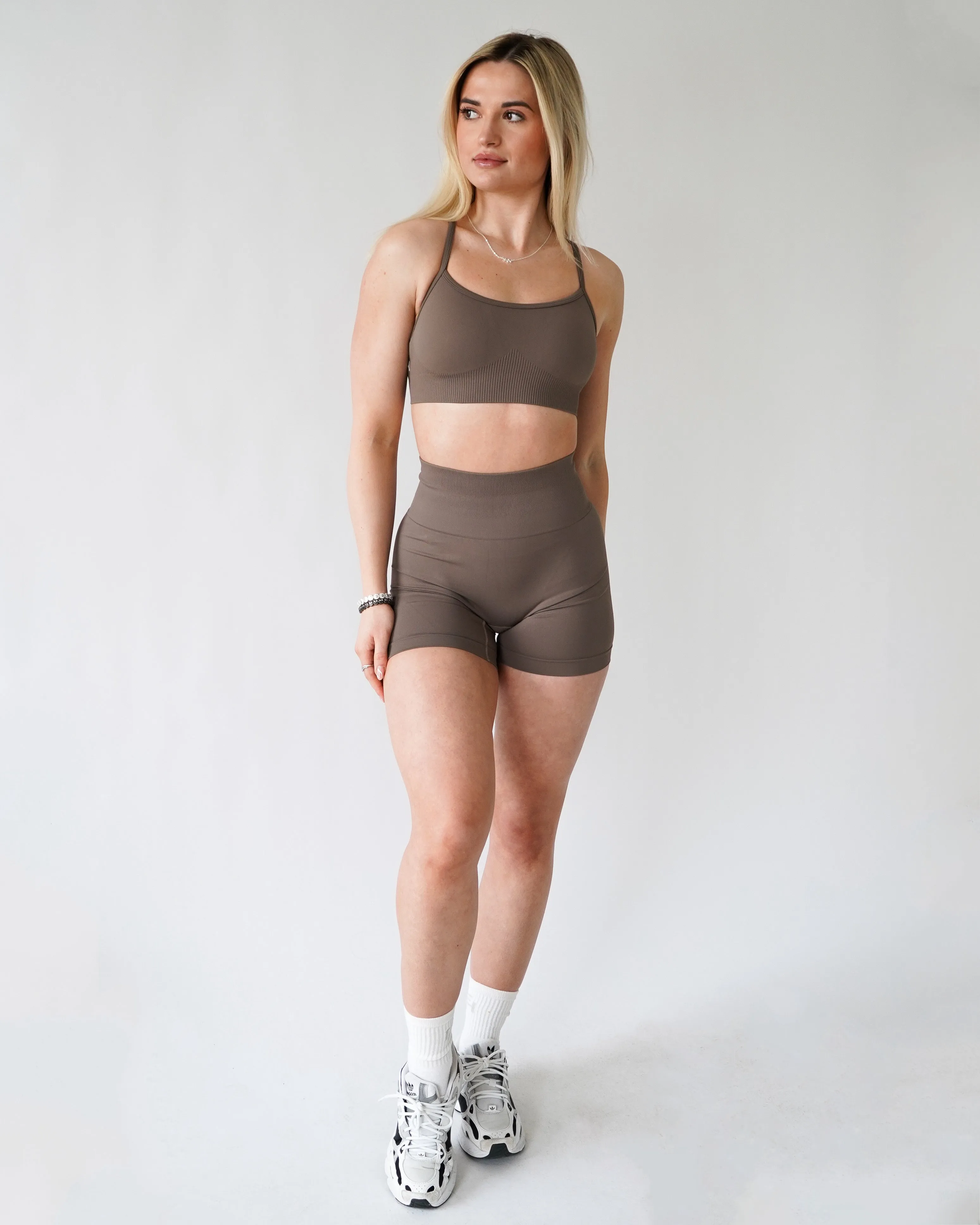 Enhance Vital Sports Bra - Cappuccino sold by First Health Apparel product image thumbnail 4