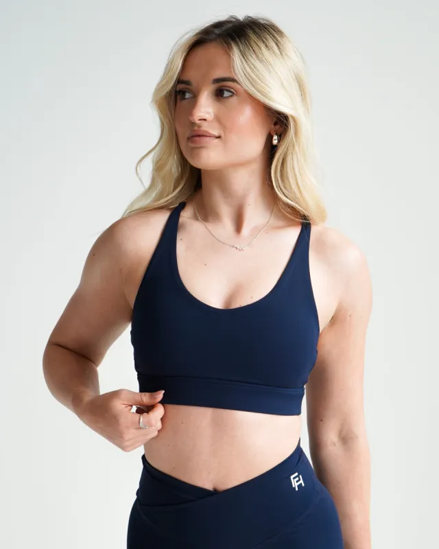 Impact Beyond Sports Bra - Navy sold by First Health Apparel