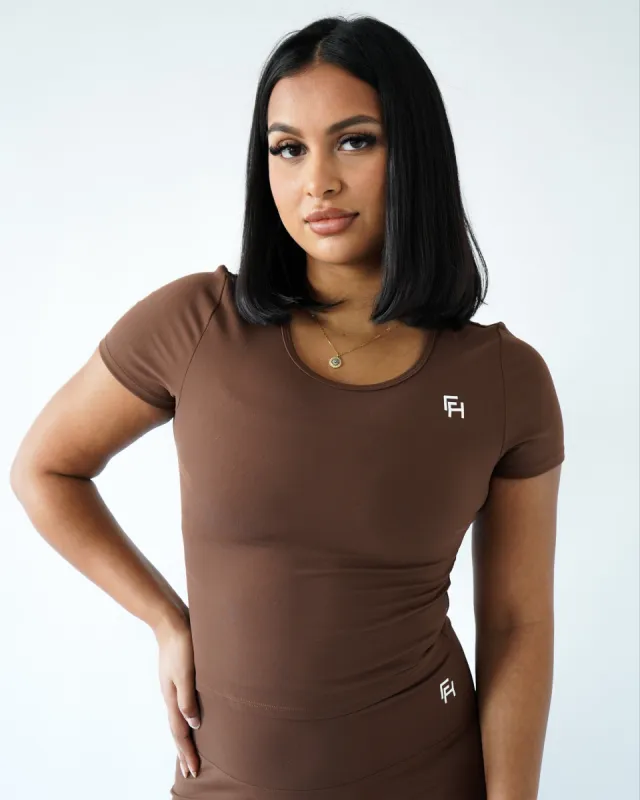 Performance Tee - Clay sold by First Health Apparel