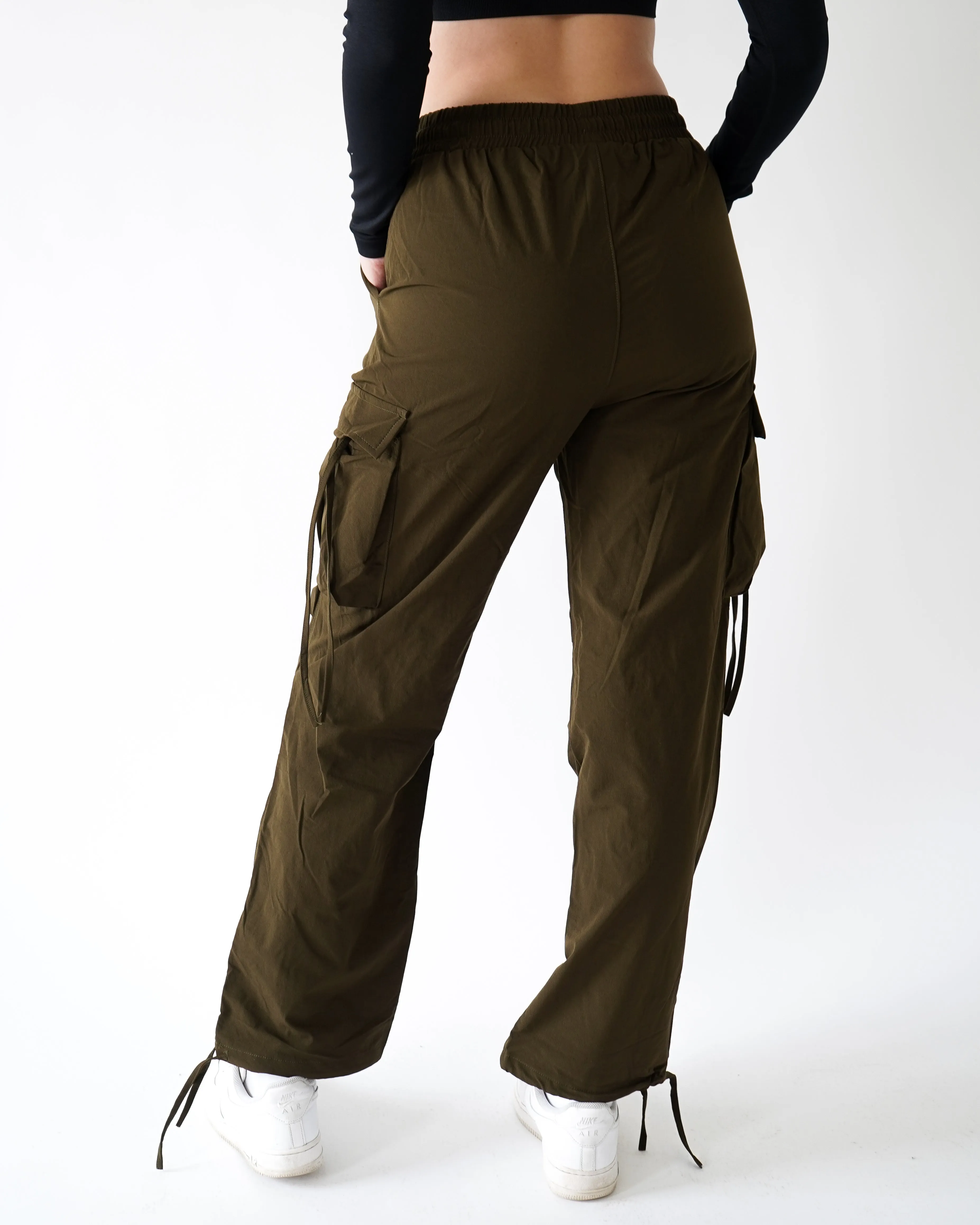 Parachute Cargo Joggers - Army sold by First Health Apparel product image thumbnail 4