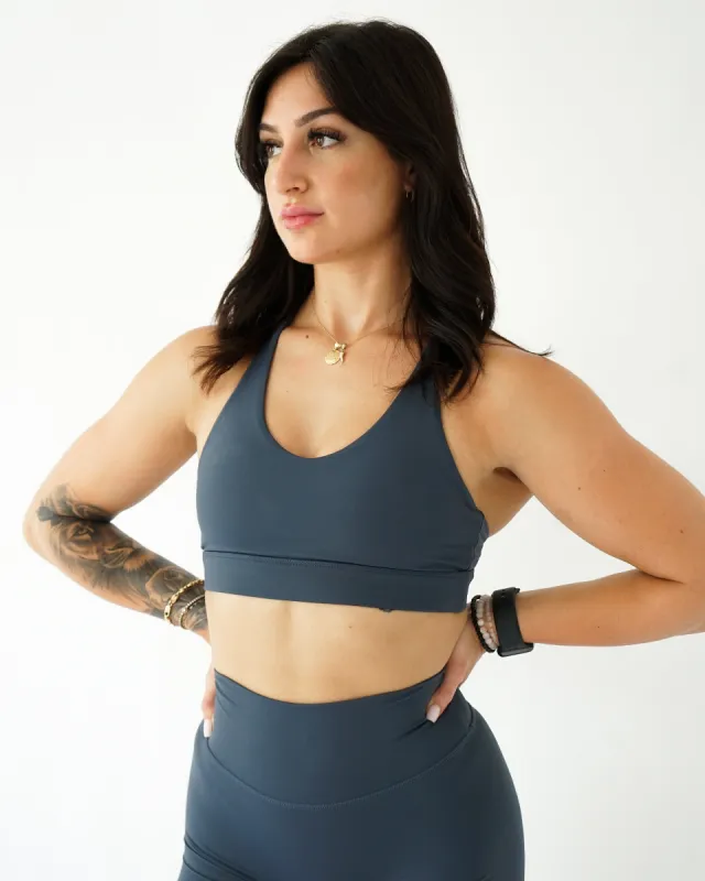 Impact Beyond Sports Bra - Stone sold by First Health Apparel