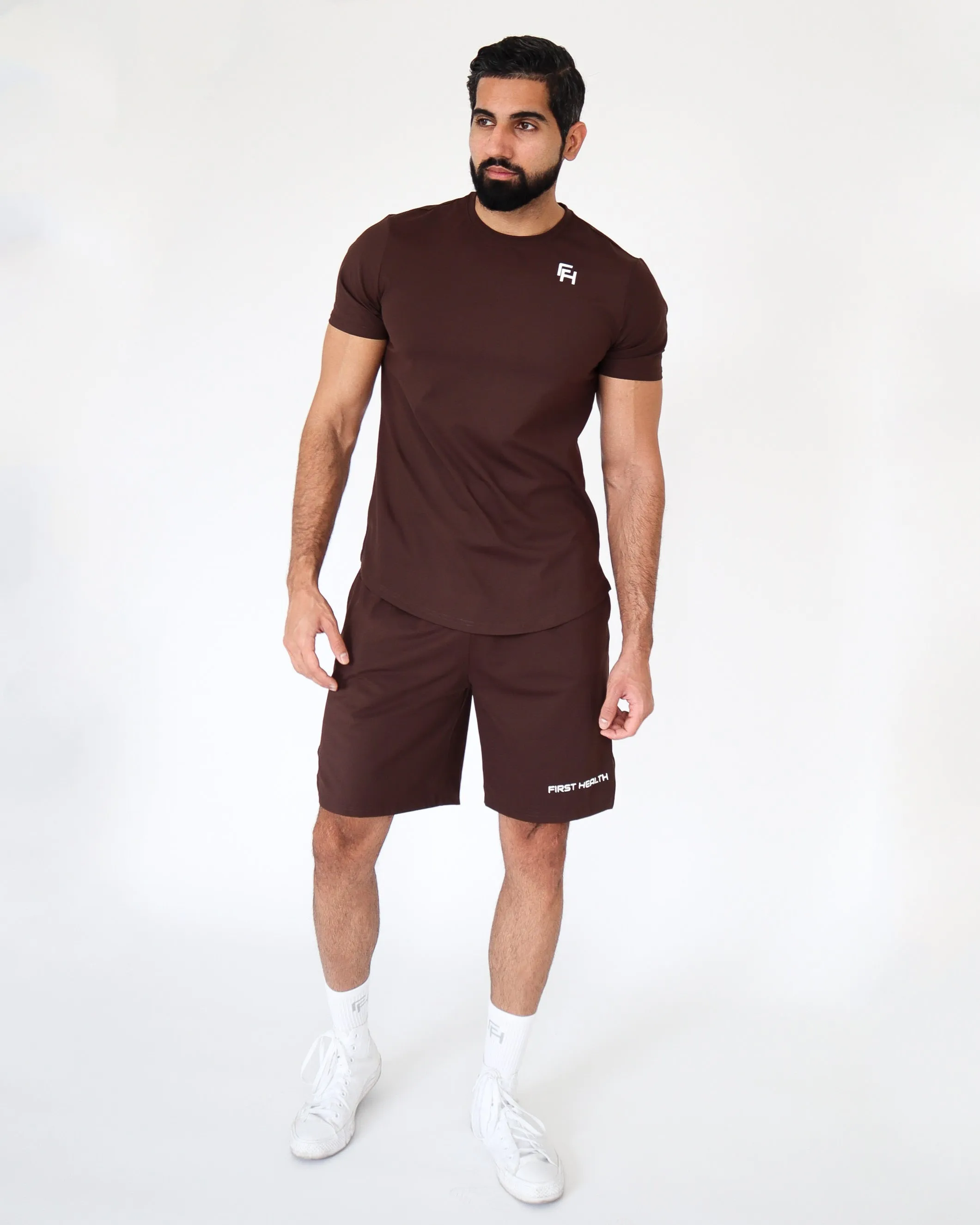 PERFORMANCE T-SHIRT - Coffee sold by First Health Apparel product image thumbnail 4