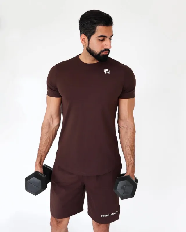 PERFORMANCE T-SHIRT - Coffee sold by First Health Apparel