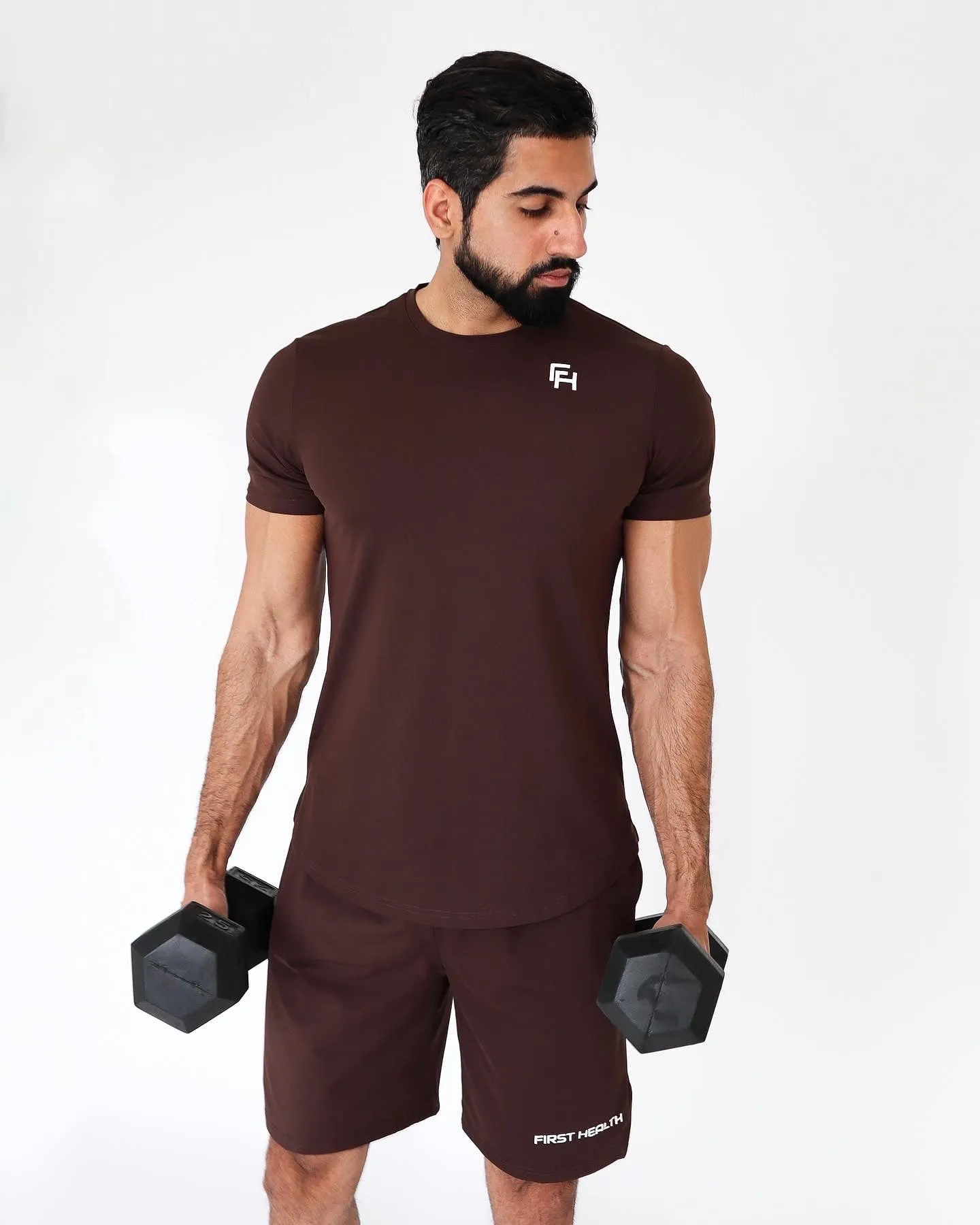 PERFORMANCE T-SHIRT - Coffee sold by First Health Apparel