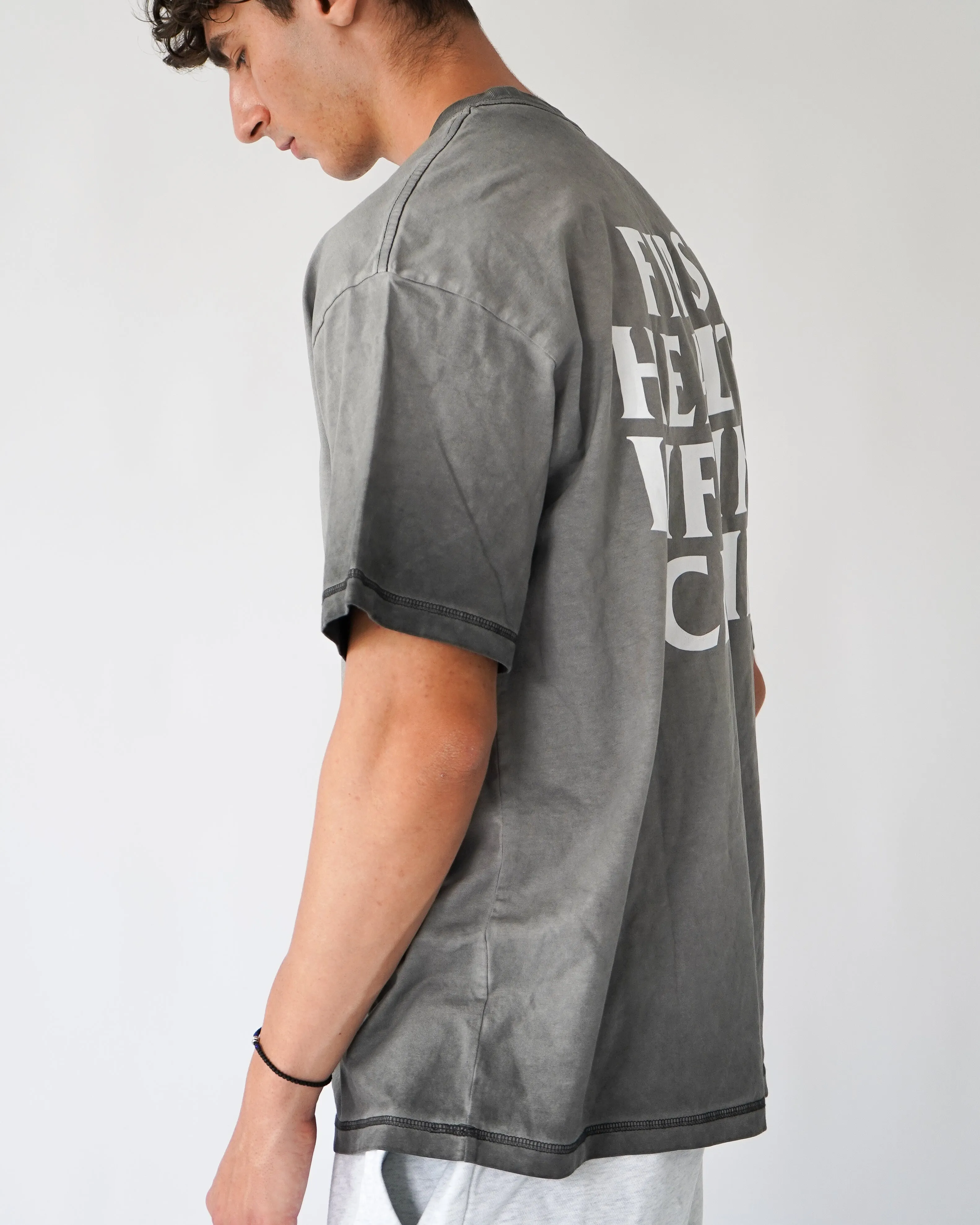 Lifting Club Tee - Shadow sold by First Health Apparel product image thumbnail 4