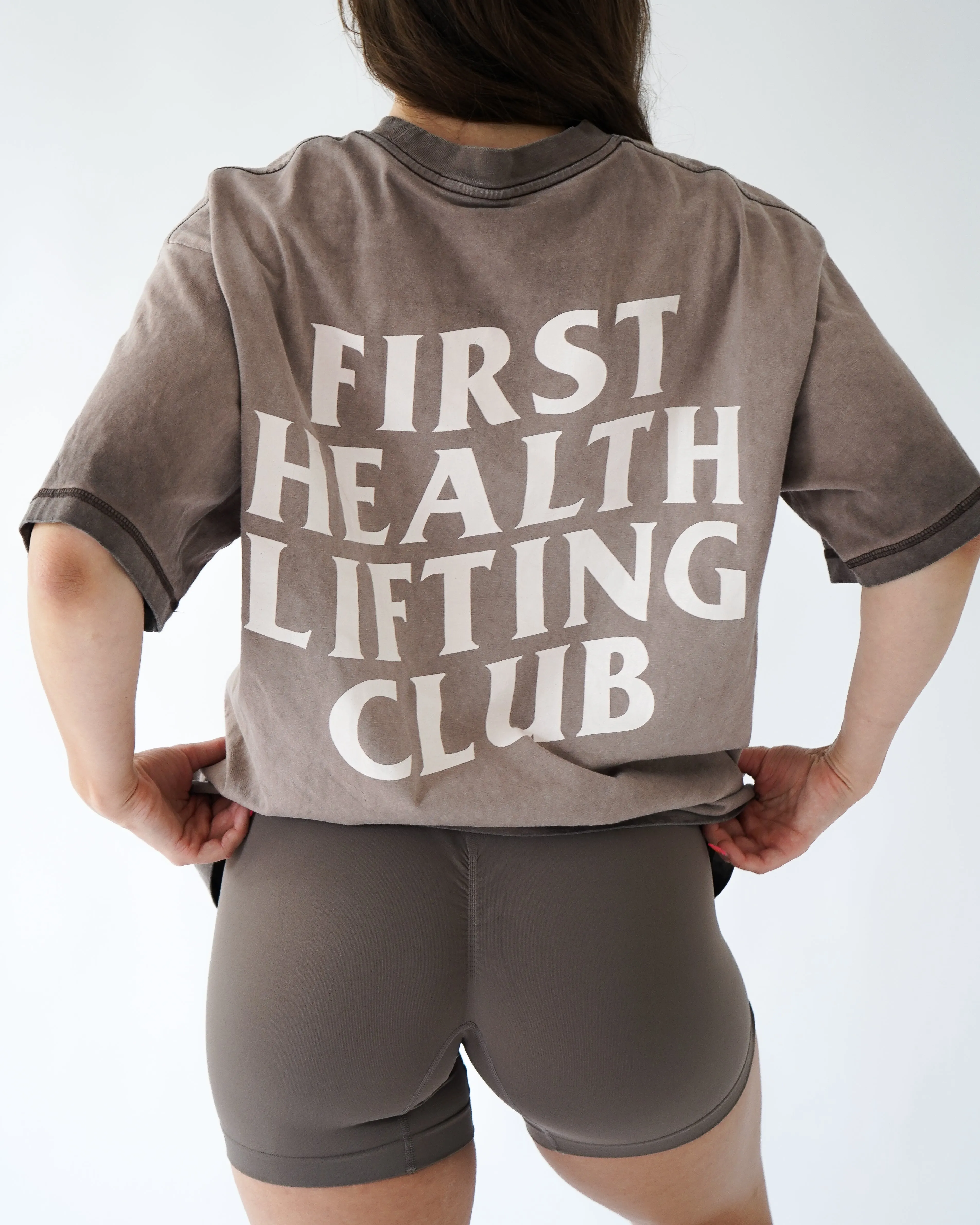 Lifting Club Tee - Desert sold by First Health Apparel product image thumbnail 2