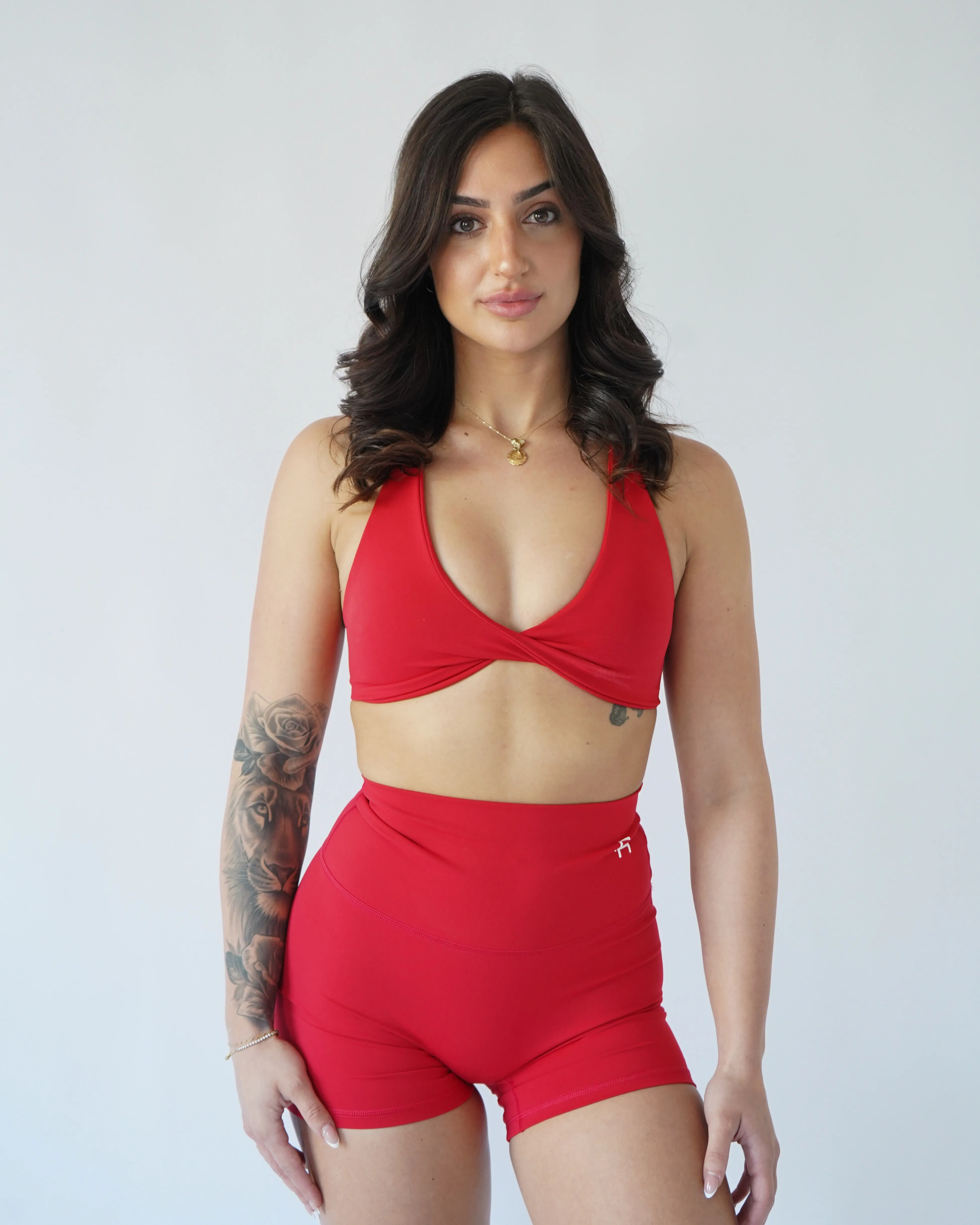 Flex Twist Sports Bra - Chili sold by First Health Apparel product image thumbnail 5