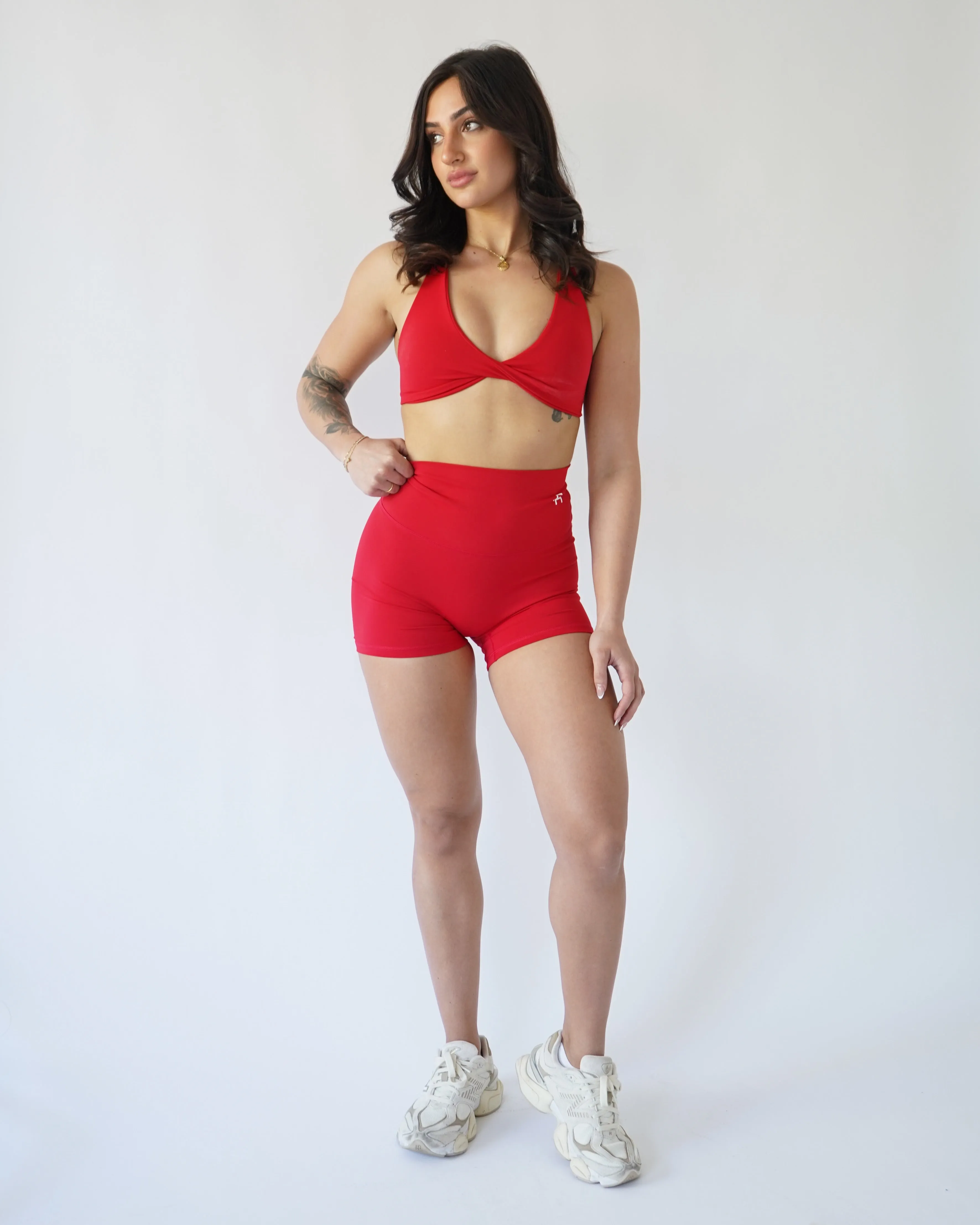 Flex Twist Sports Bra - Chili sold by First Health Apparel product image thumbnail 2