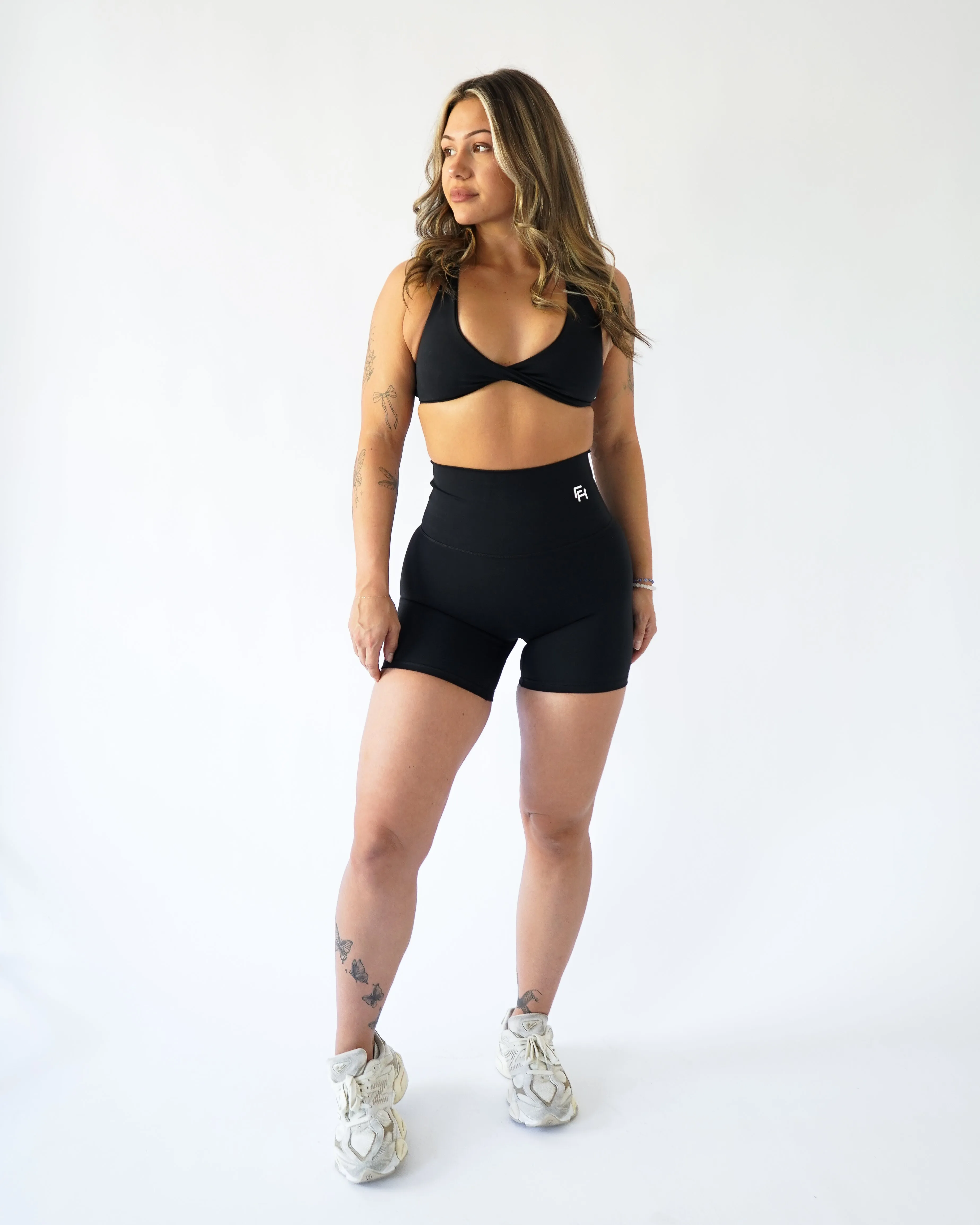 Flex Biker Shorts 6” - Black sold by First Health Apparel product image thumbnail 2