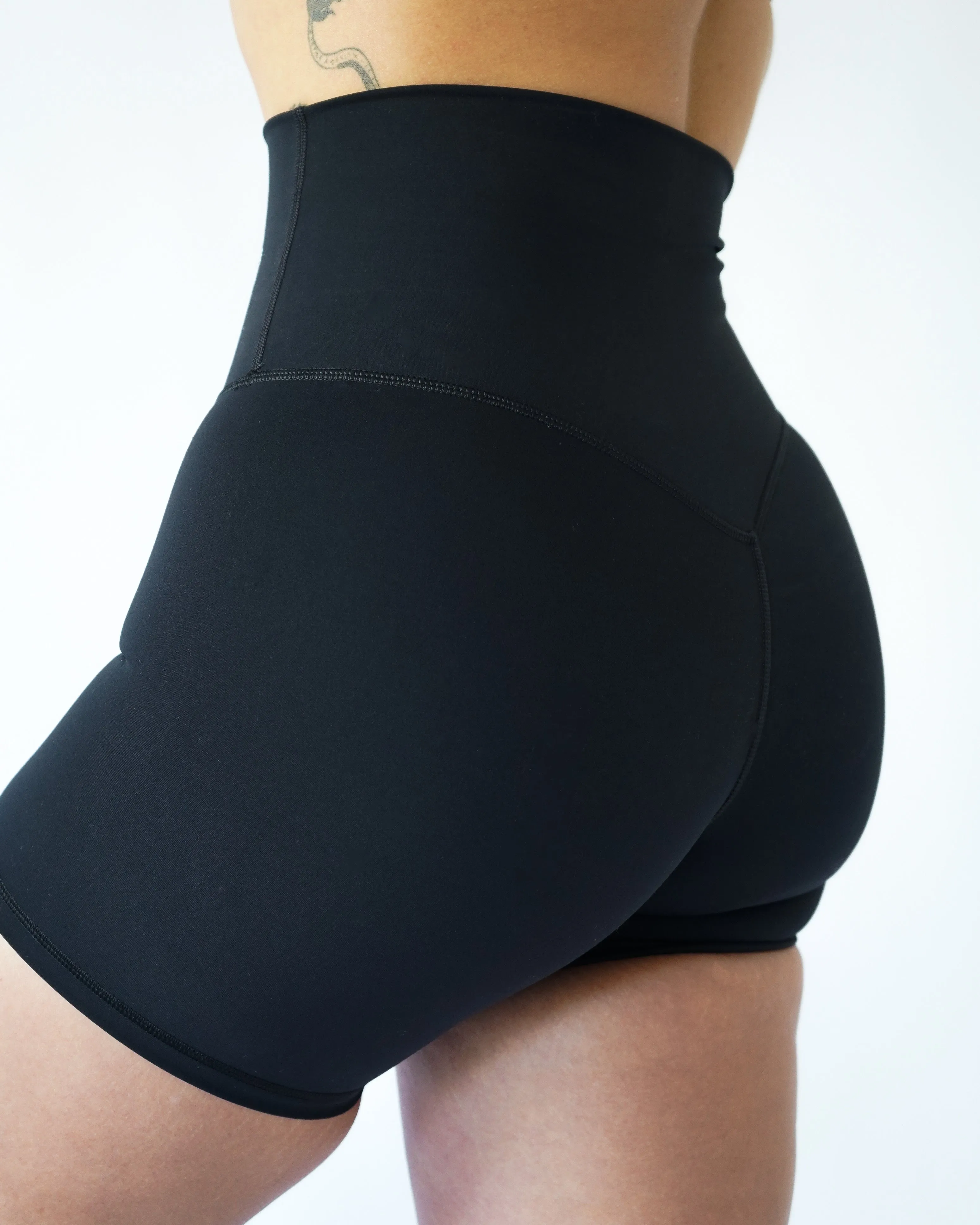 Flex Biker Shorts 6” - Black sold by First Health Apparel product image thumbnail 4
