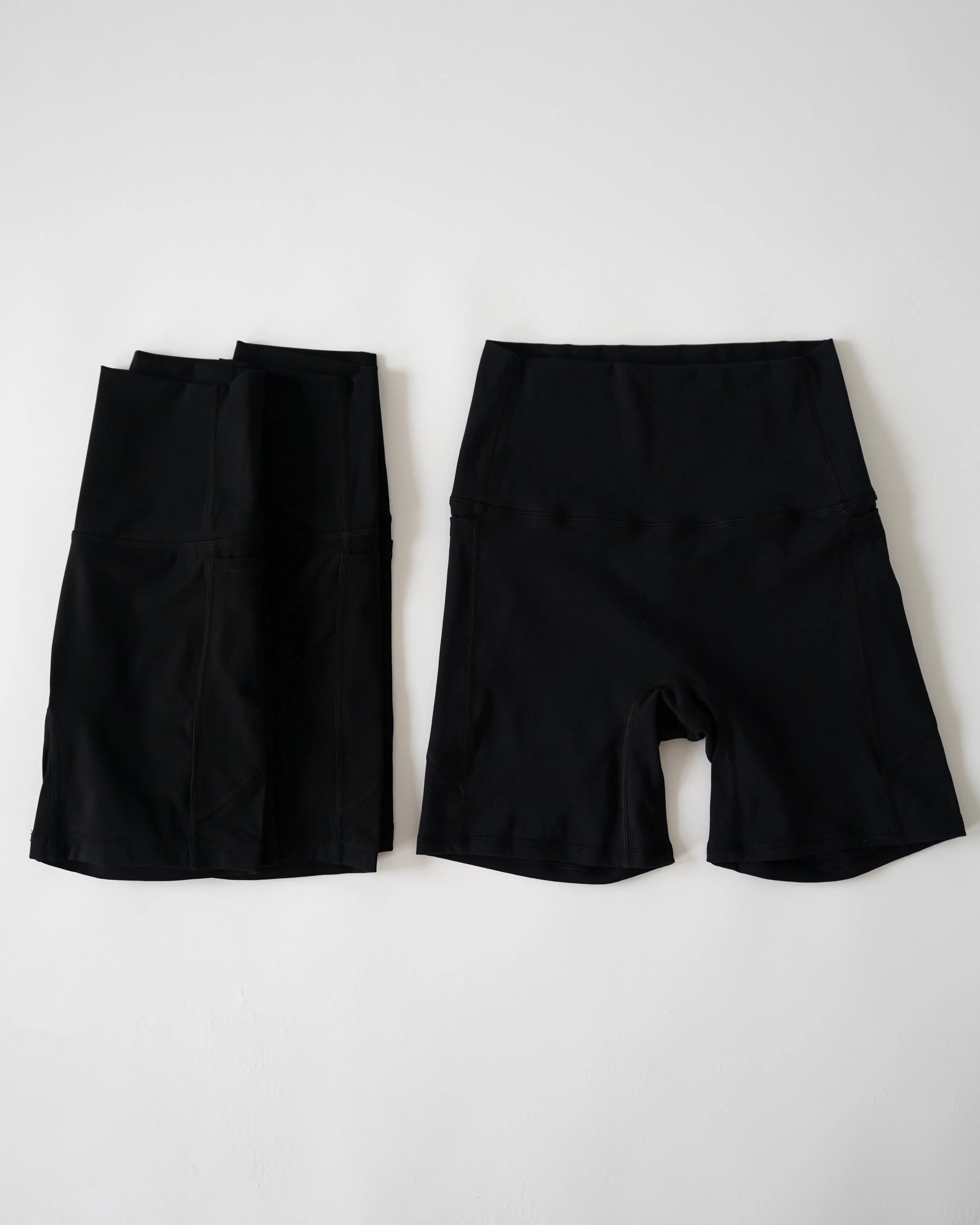 Performance Pocket Biker Shorts - Black 3 Pack sold by First Health Apparel